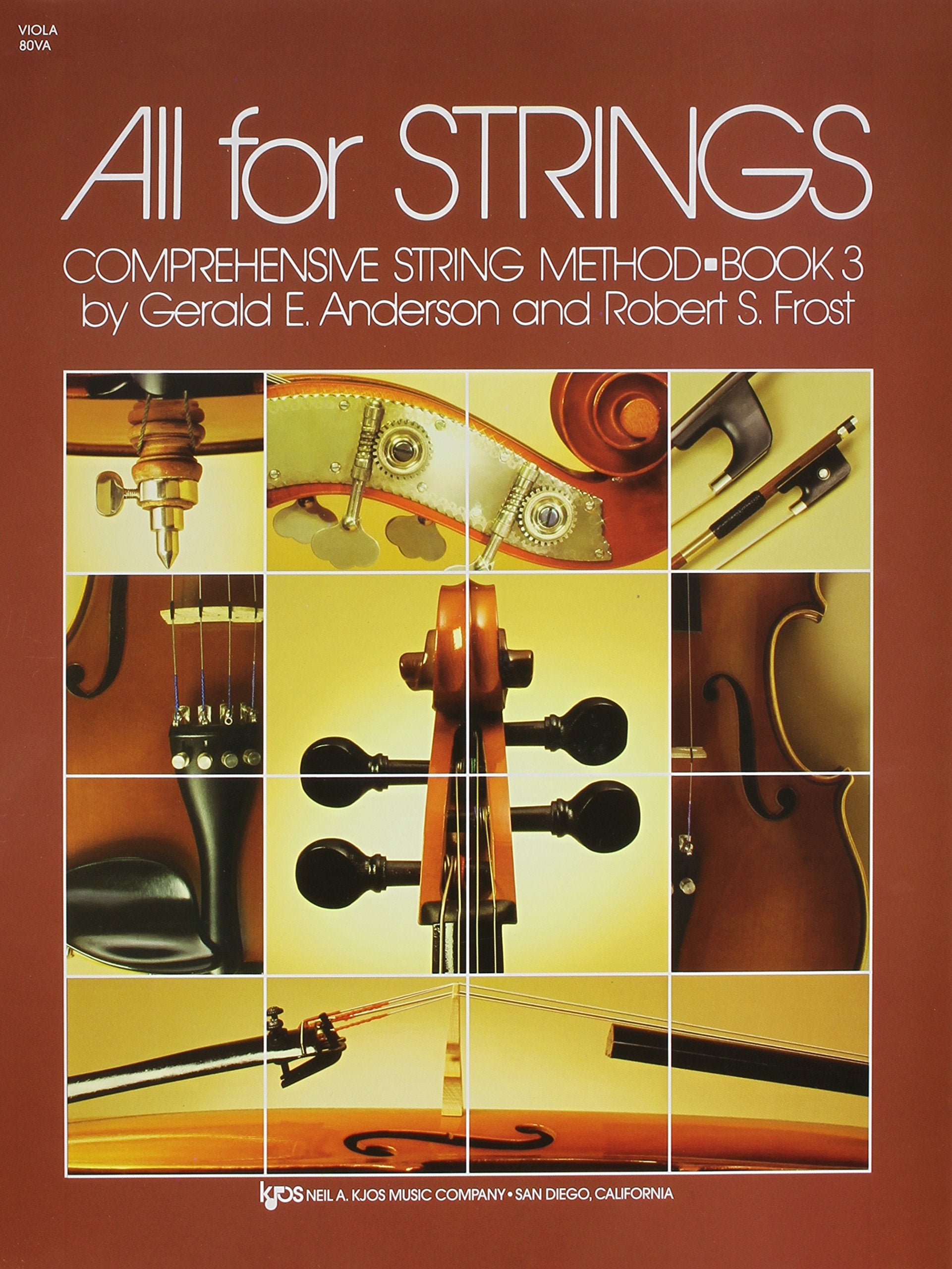 80VA All for Strings Book 3 Viola,Used