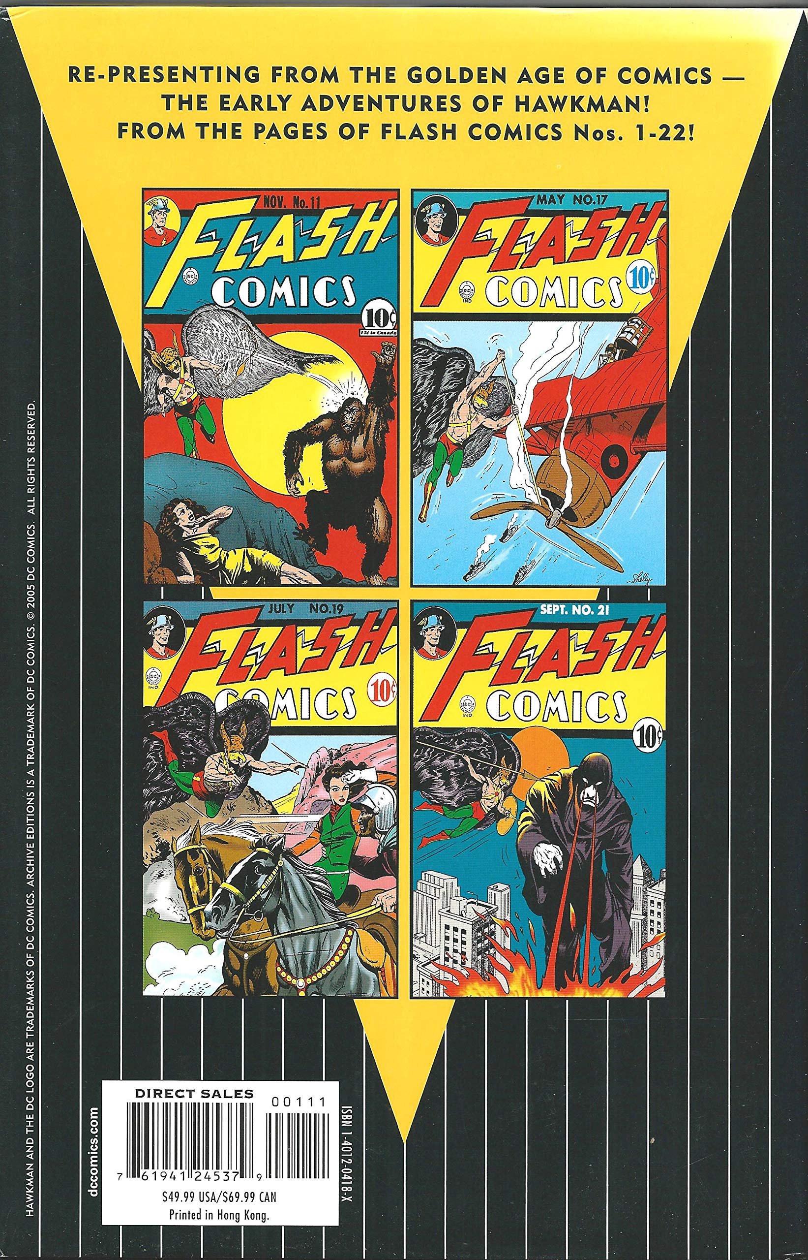 The Golden Age Hawkman Archives 1,Used
