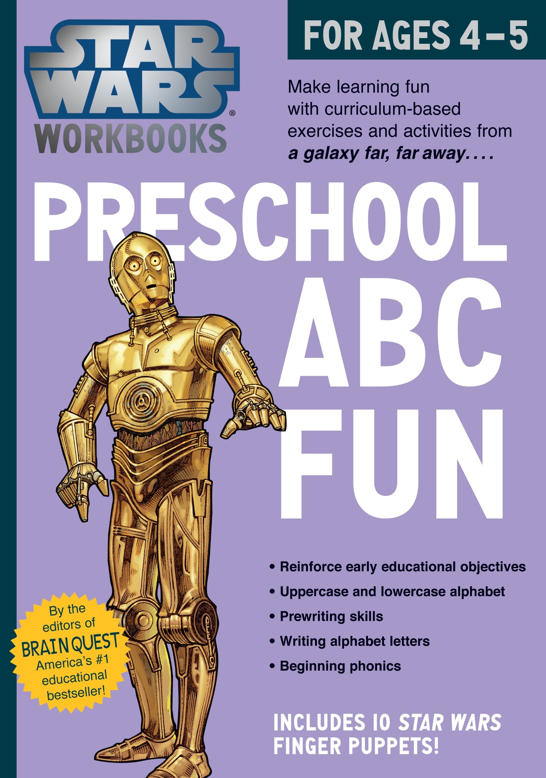 Star Wars Workbook: Preschool Abc Fun (Star Wars Workbooks),New