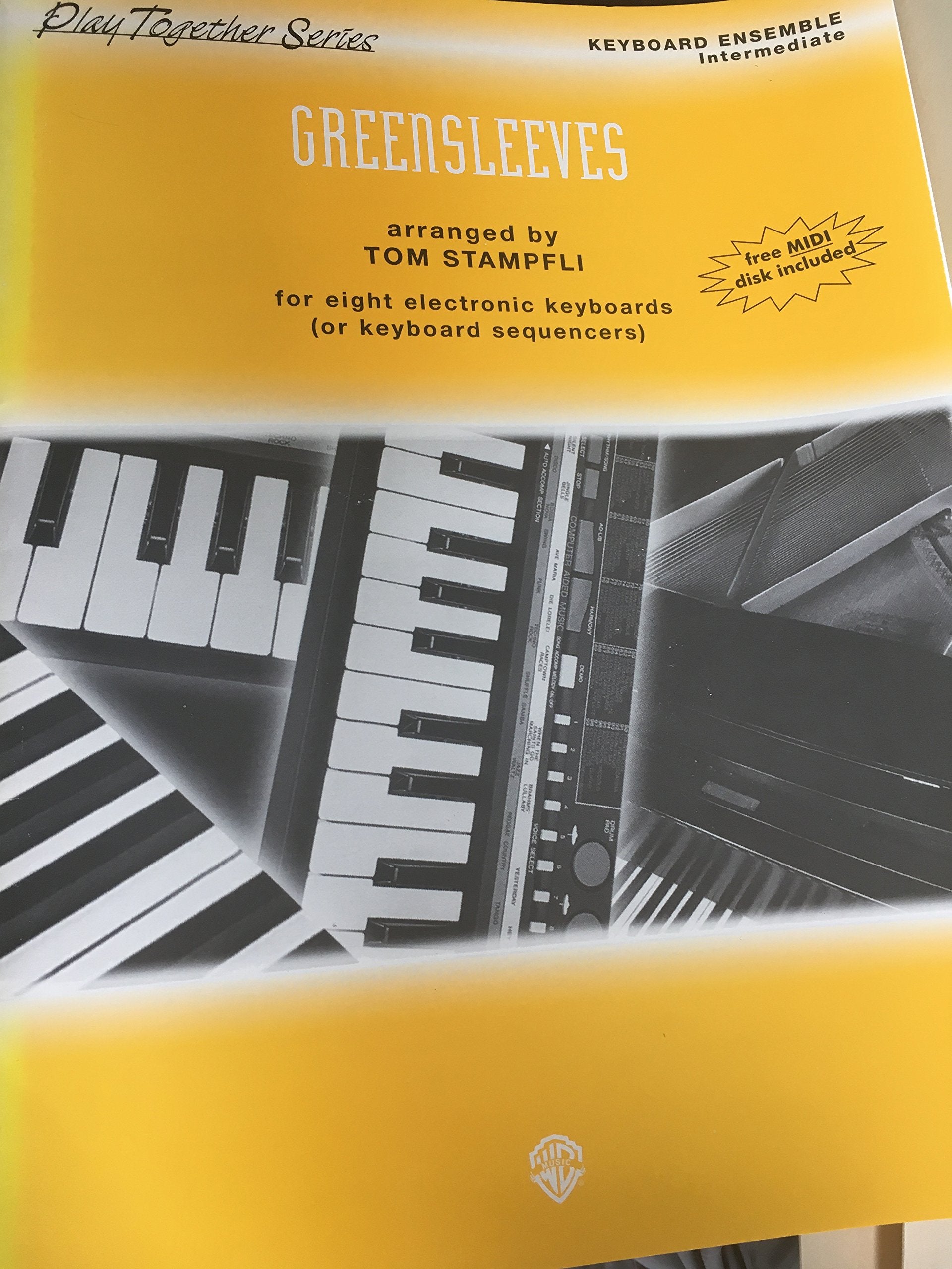 Greensleeves: For eight electronic keyboards, Conductor Score & Parts (Play Together Series),Used