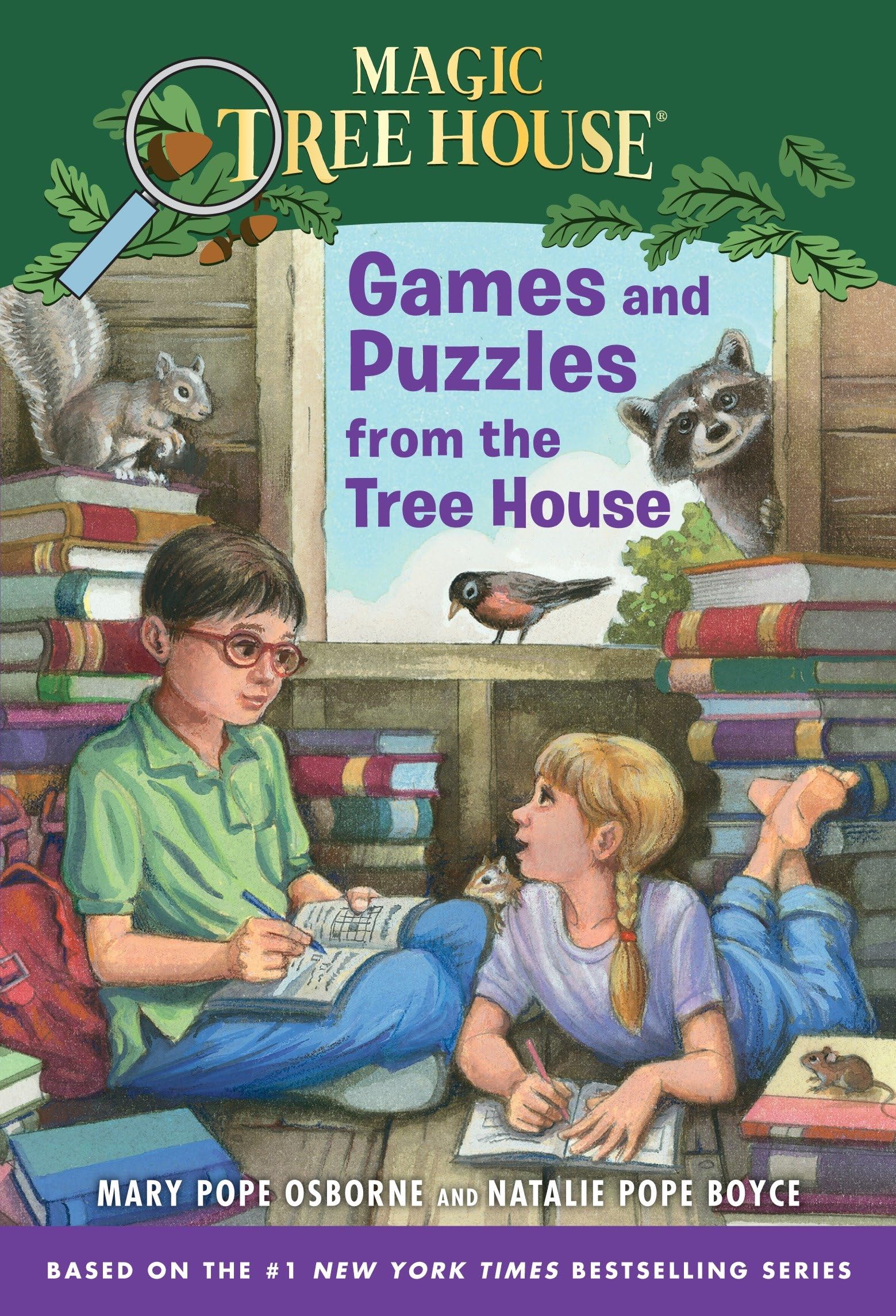 Games and Puzzles from the Tree House: Over 200 Challenges! (Magic Tree House),Used