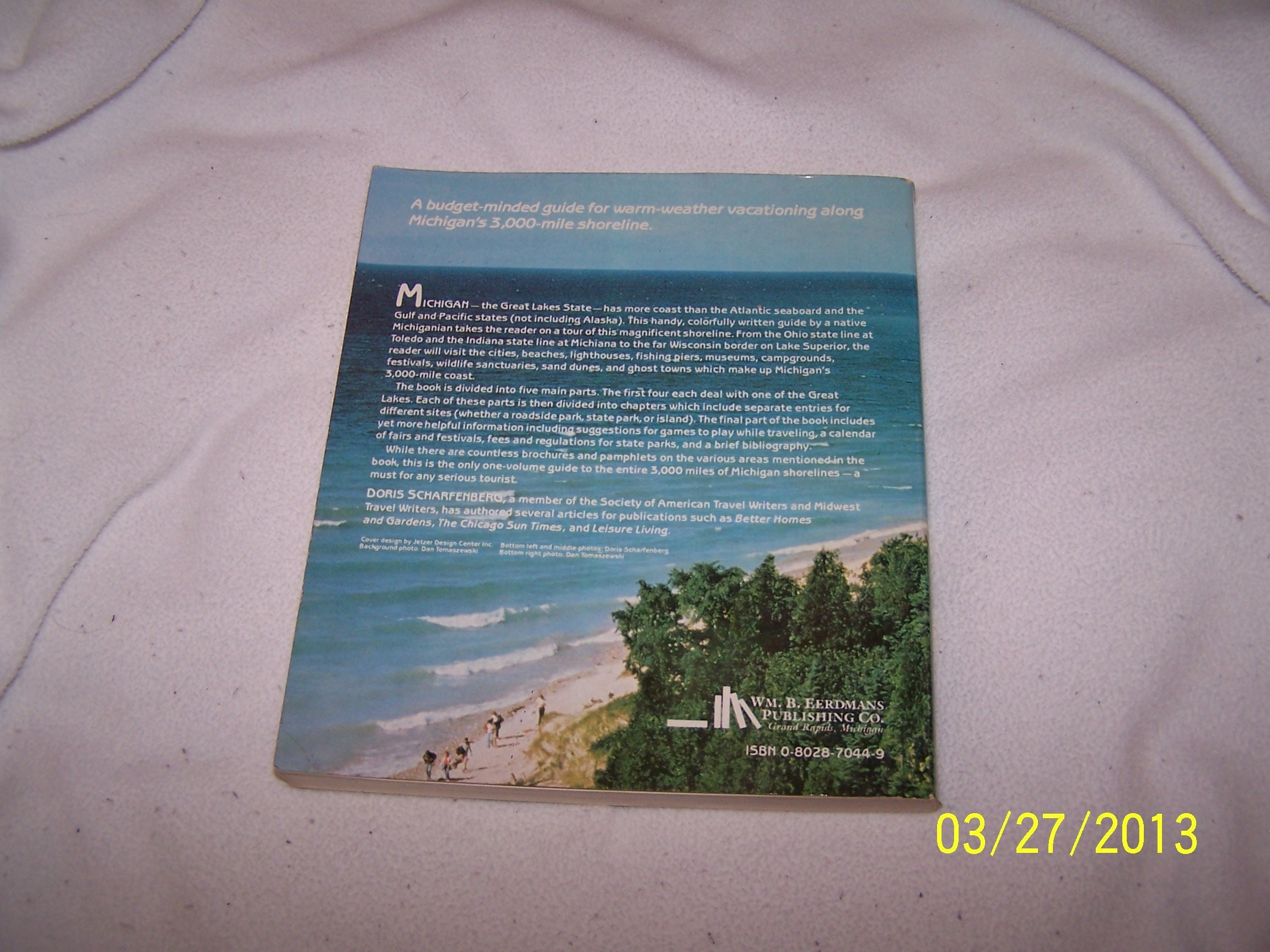 The long blue edge of summer: A vacation guide to the shorelines of Michigan,Used