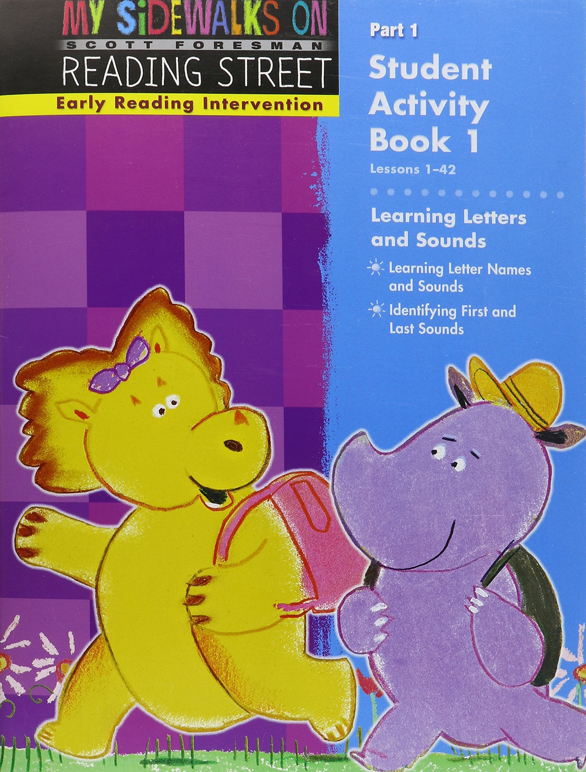 Early Reading Intervention Student Activity Book Grade K Part 1,Used