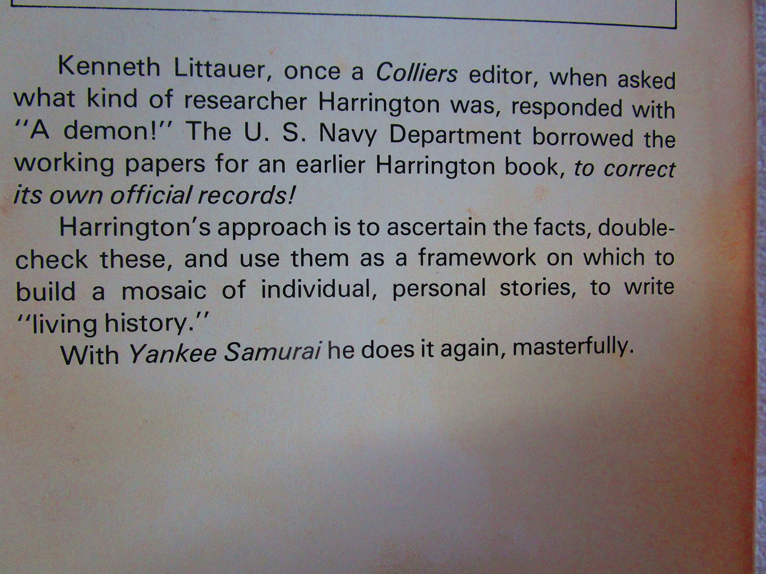 Yankee Samurai: The Secret Role of Nisei in America's Pacific Victory,Used