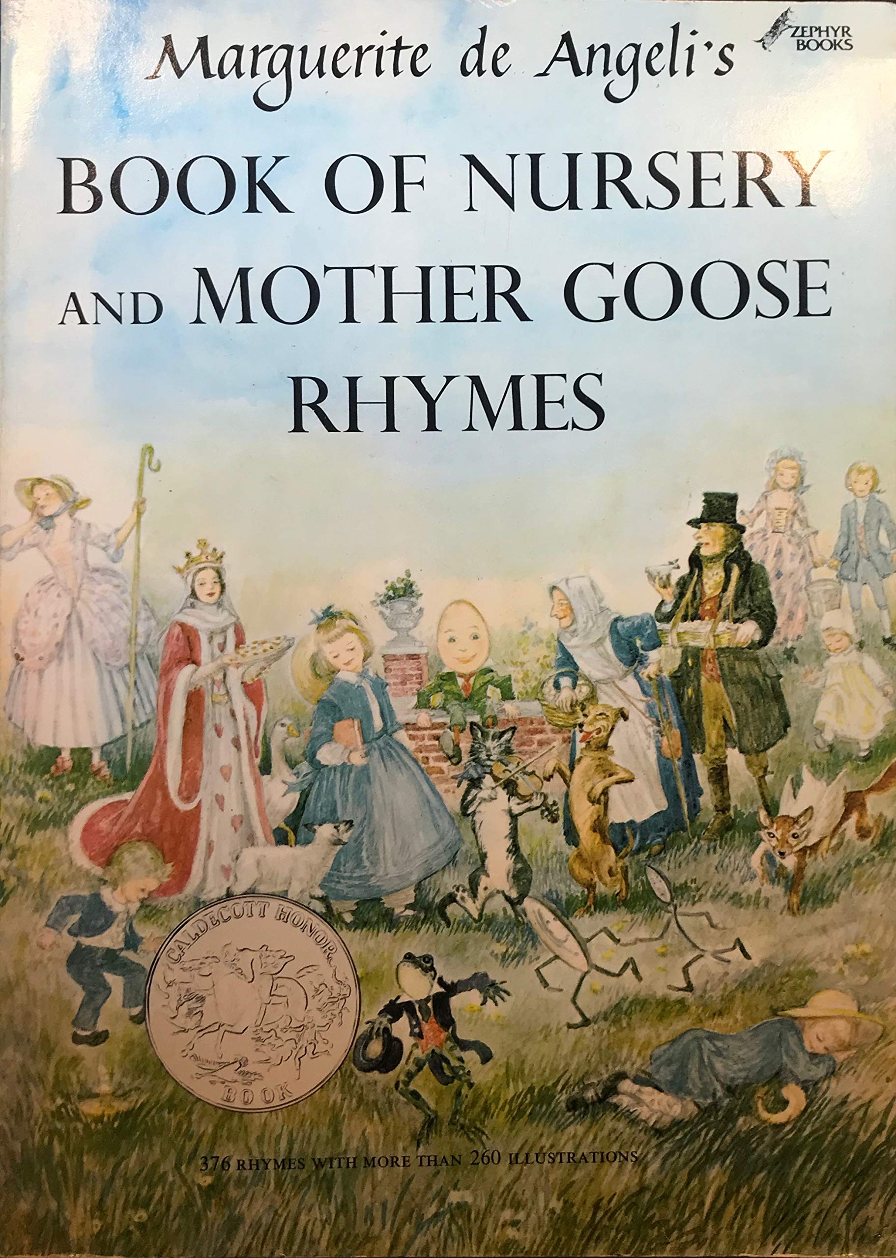 Marguerite de Angeli's Book of Nursery and Mother Goose Rhymes,Used