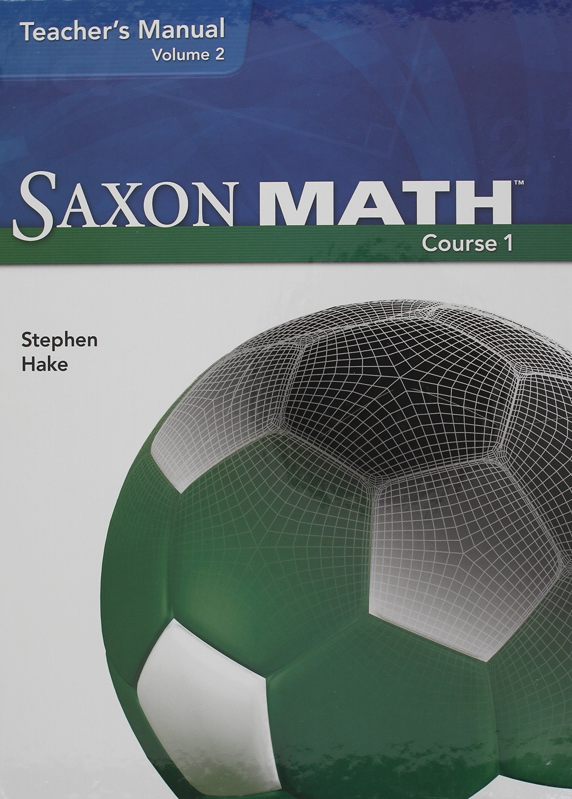 Saxon Math, Course 1, Volume 2, Teacher Manual,Used