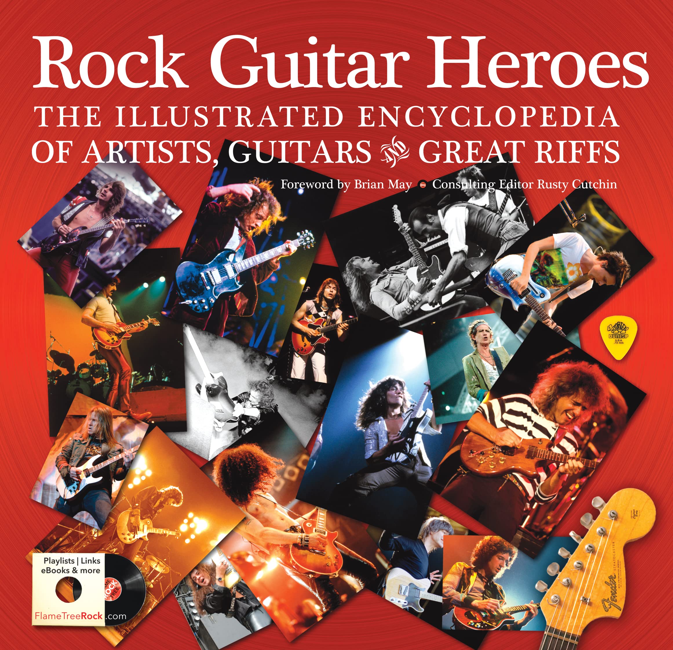 Rock Guitar Heroes: The Illustrated Encyclopedia of Artists, Guitars and Great Riffs (Revealed),Used