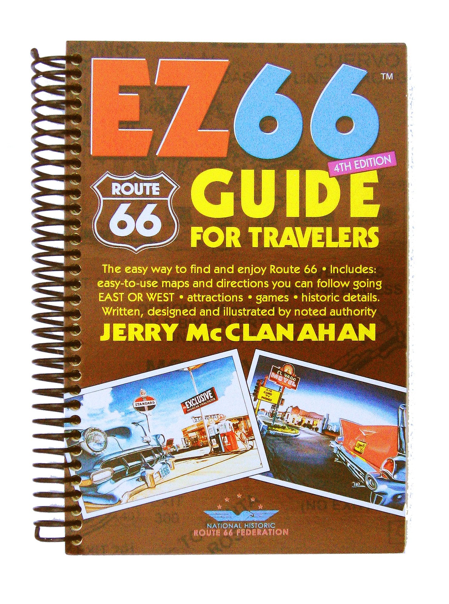Route 66: Ez66 Guide For Travelers  4Th Edition,New
