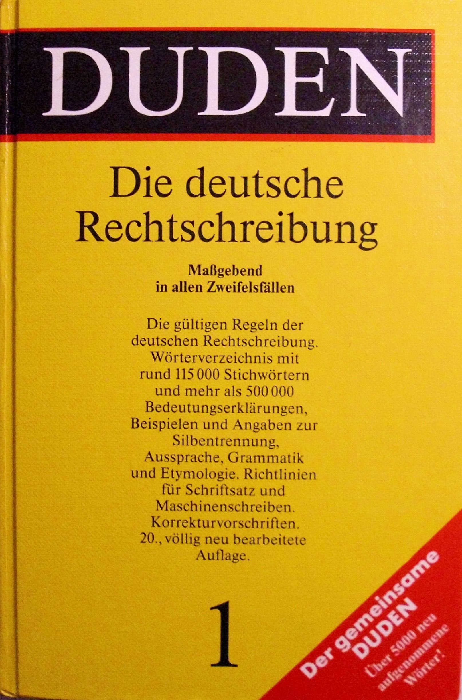 Rechtschriebung Der Deutschen Spra,Used
