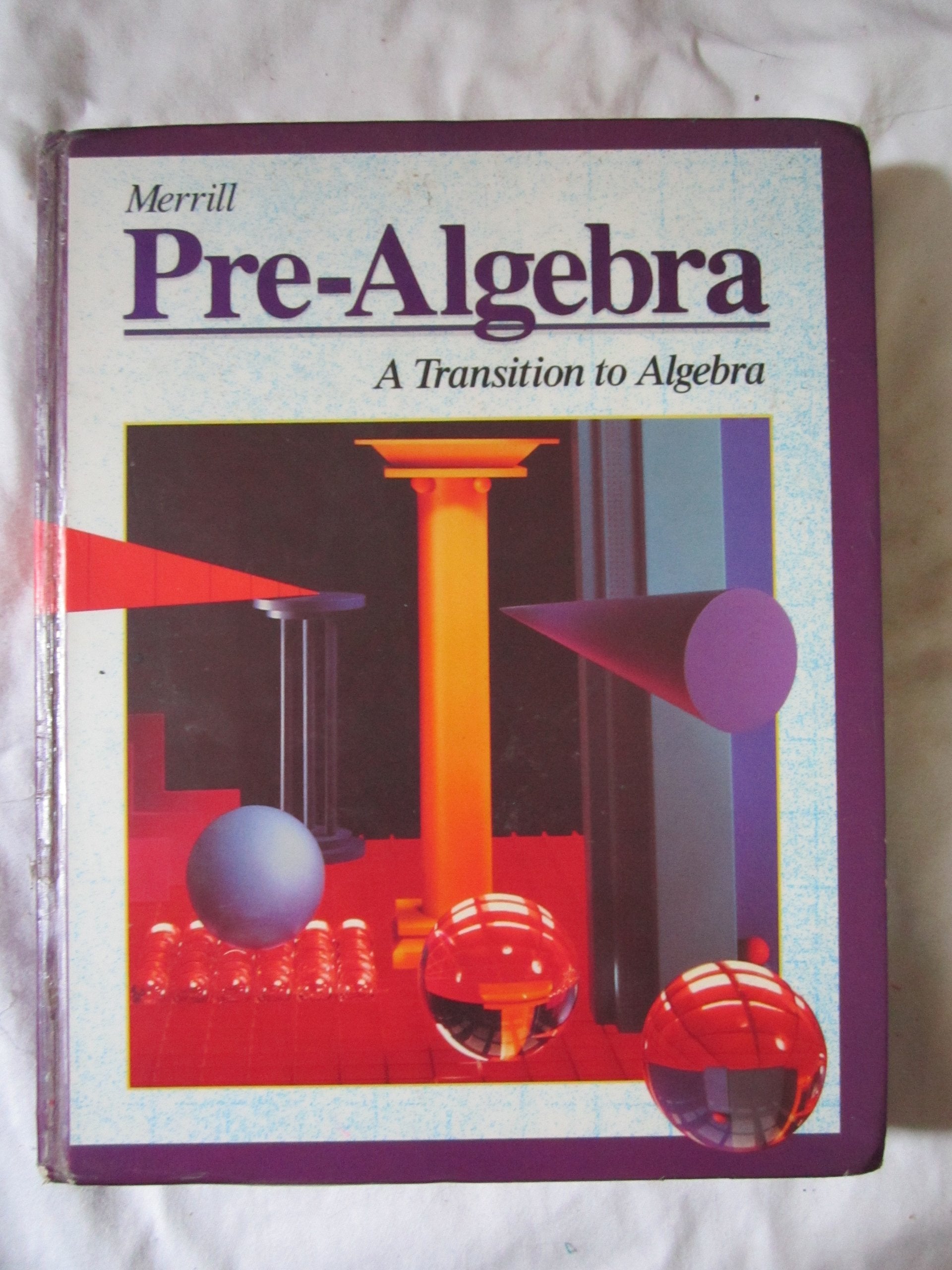 Merrill PreAlgebra: A Transition to Algebra,Used