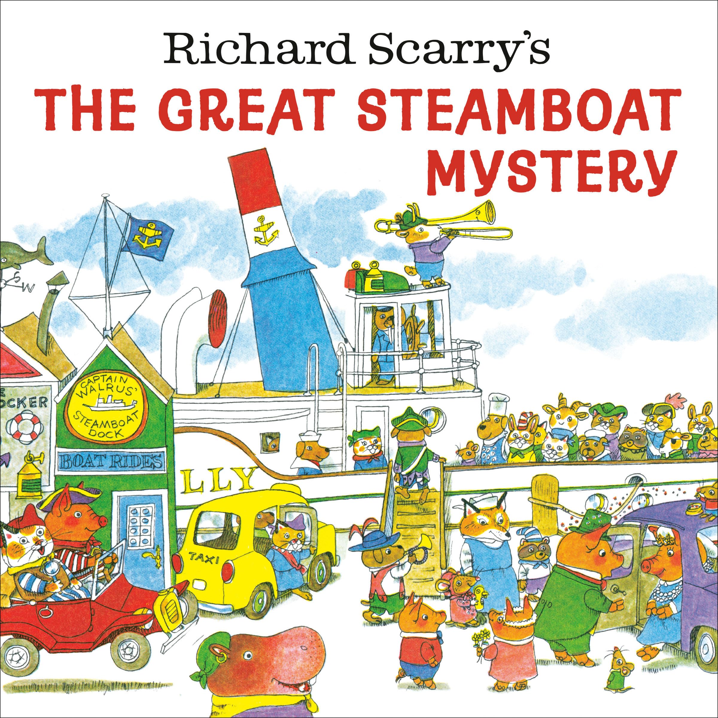 Richard Scarry'S The Great Steamboat Mystery,Used
