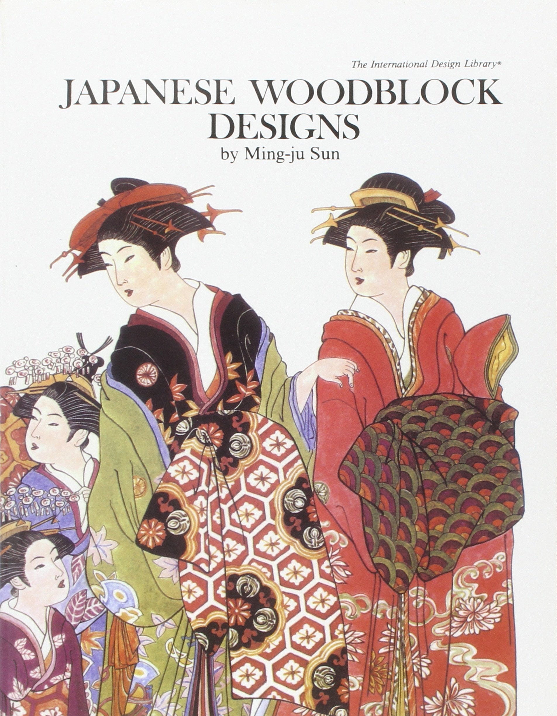 Japanese Woodblock Designs,Used