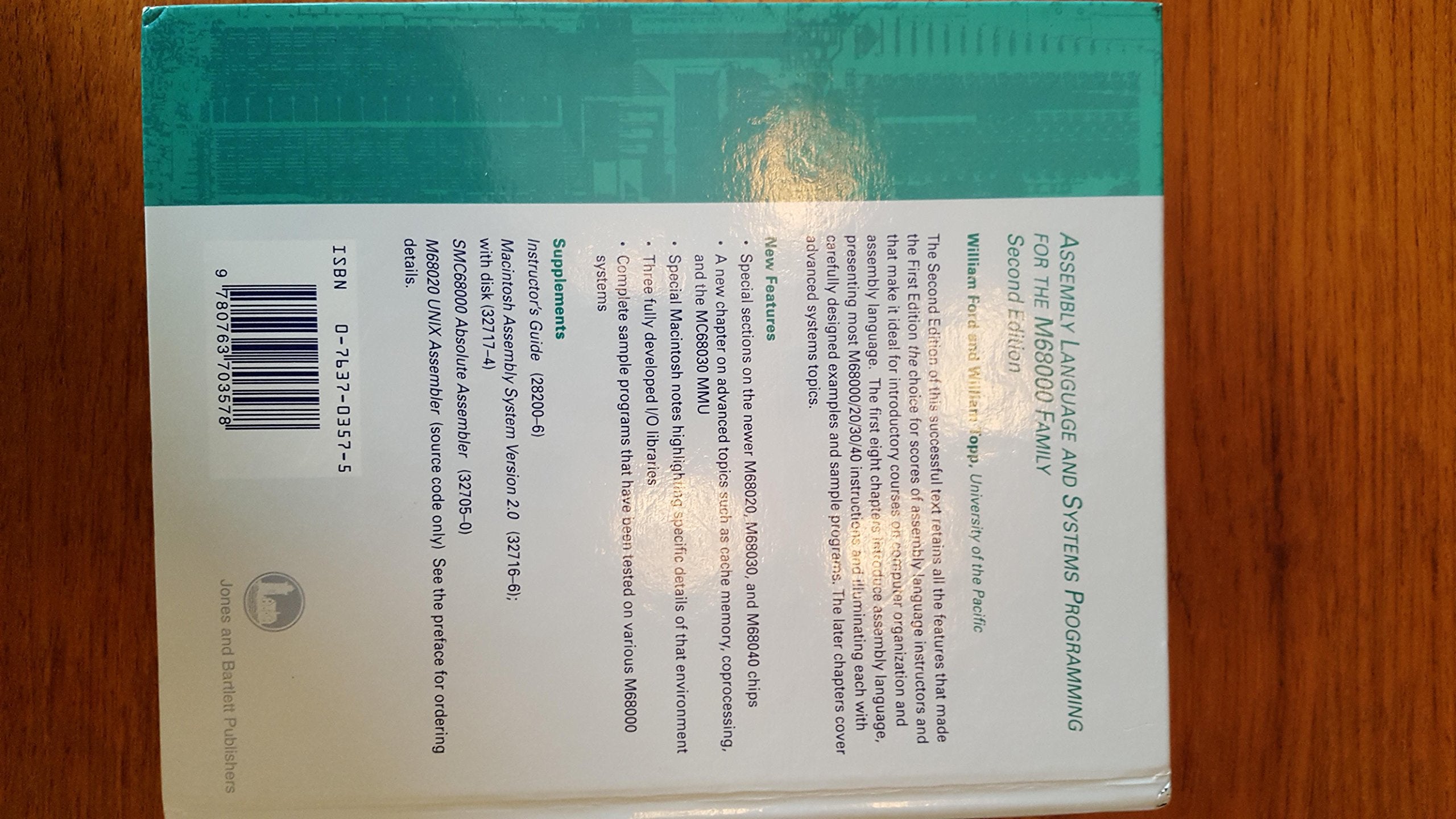 Assembly Language and Systems Programming for the M68000 Family,Used
