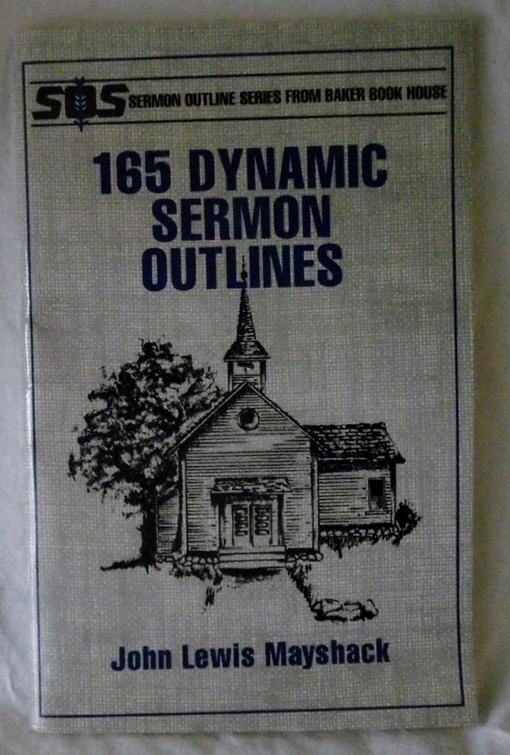 165 Dynamic Sermon Outlines (Sermon Outline Series),Used