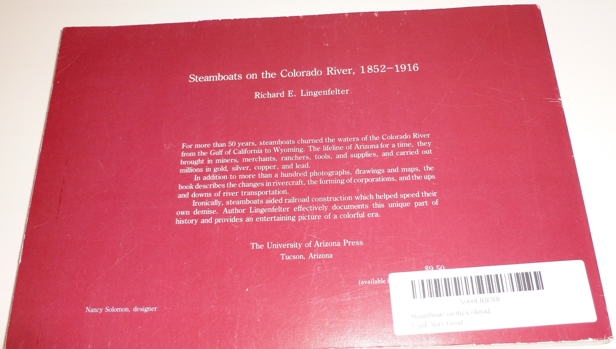 Steamboats on the Colorado River, 18521916,Used