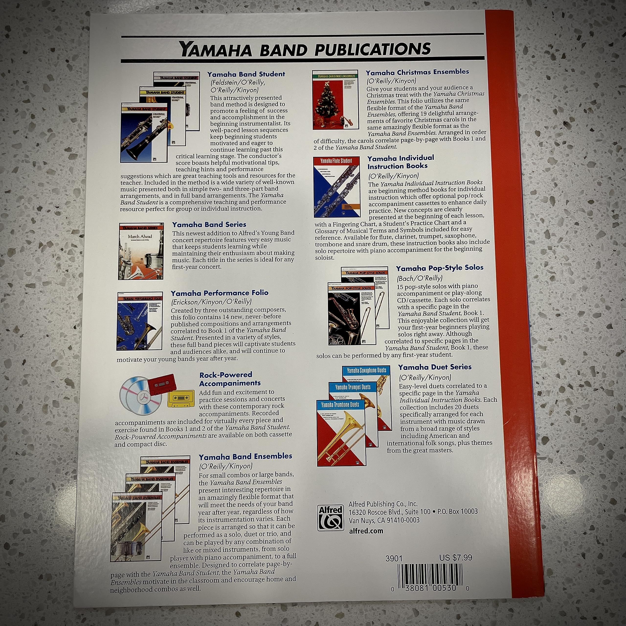 Yamaha Band Student, Book 1: Flute (Yamaha Band Method),Used