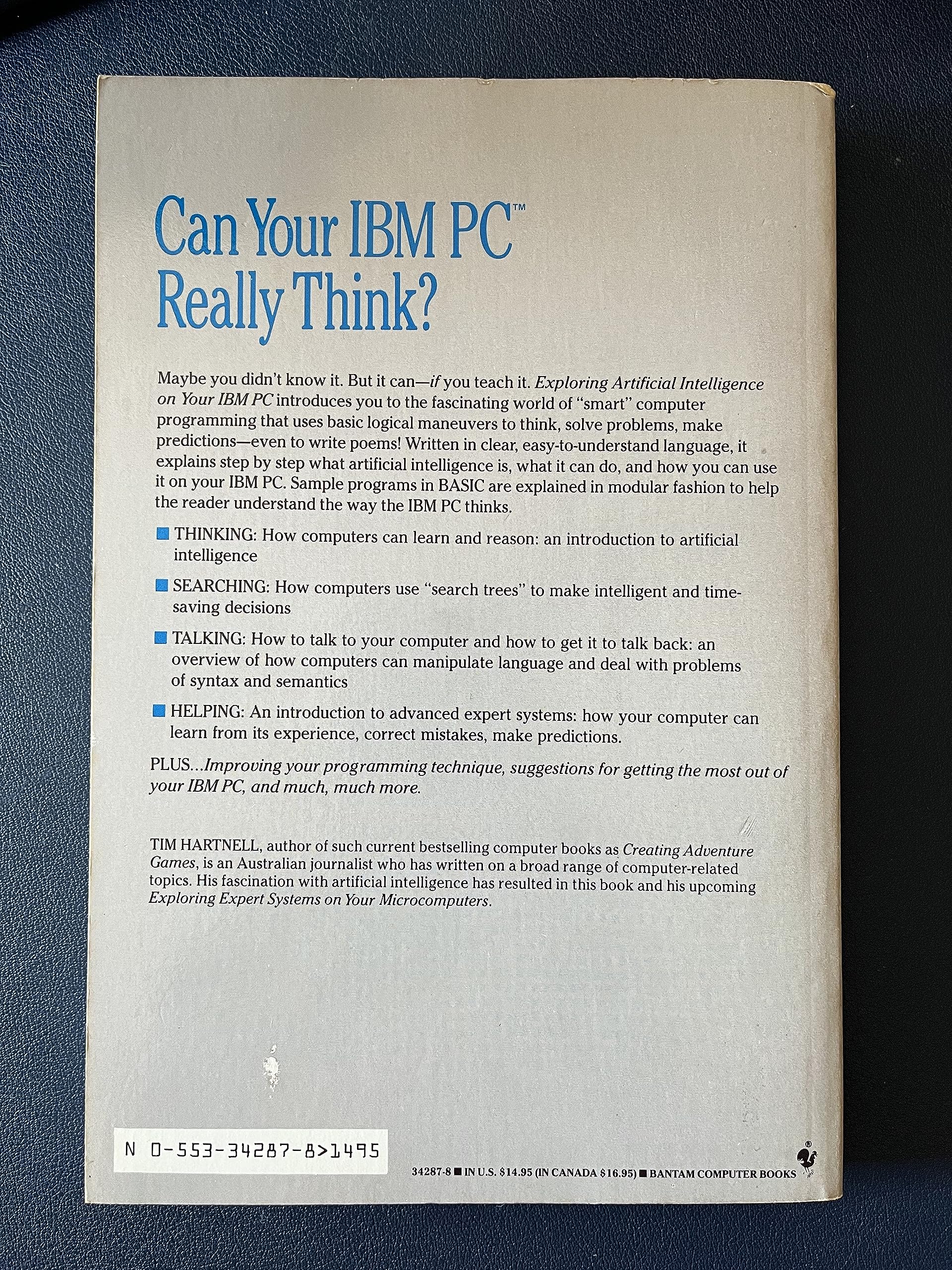 Exploring Artificial Intelligence on Your IBM PC,Used