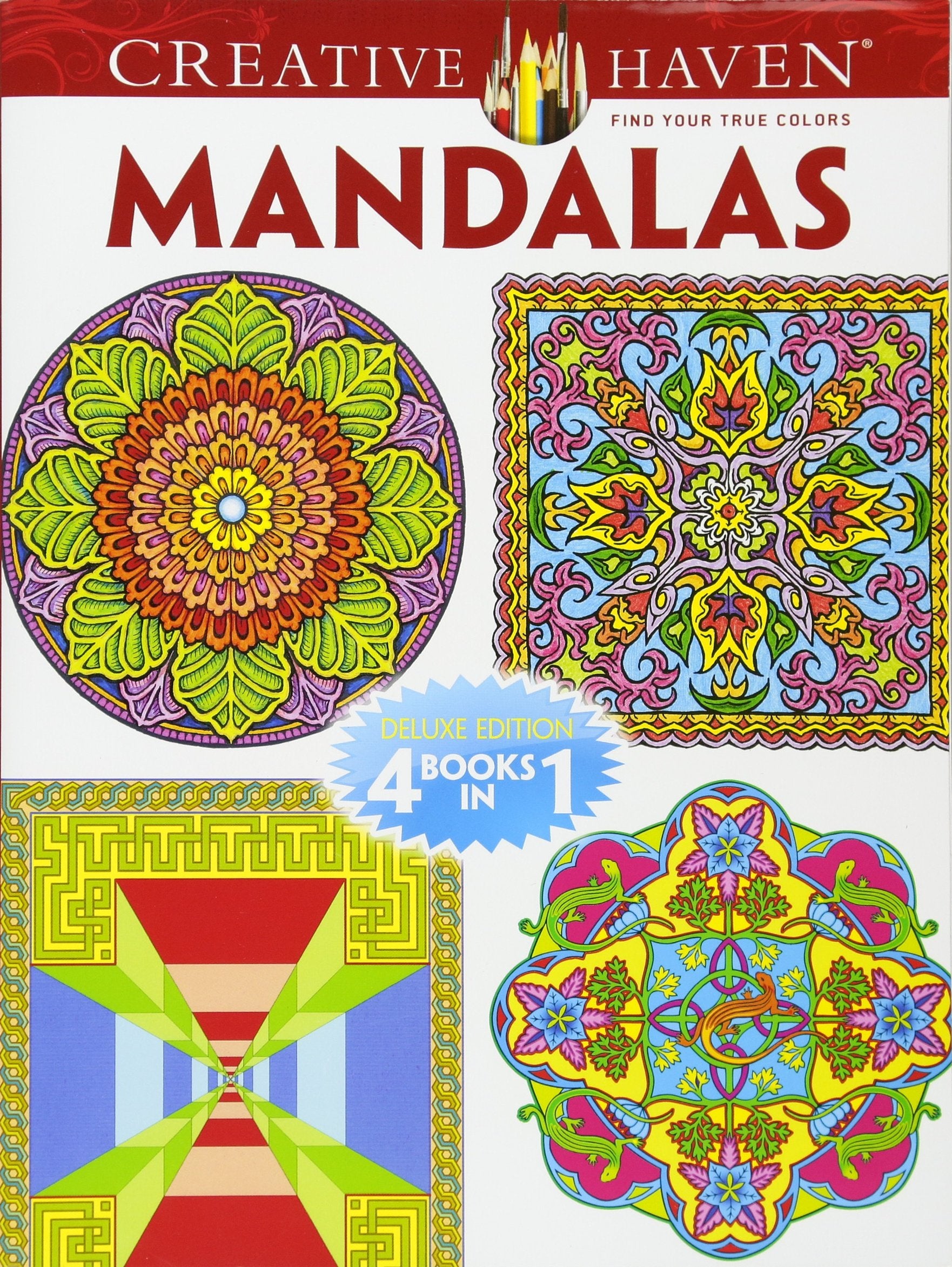 Dover Publications Book, Creative Haven Mandalas (Creative Haven Coloring Books),Used