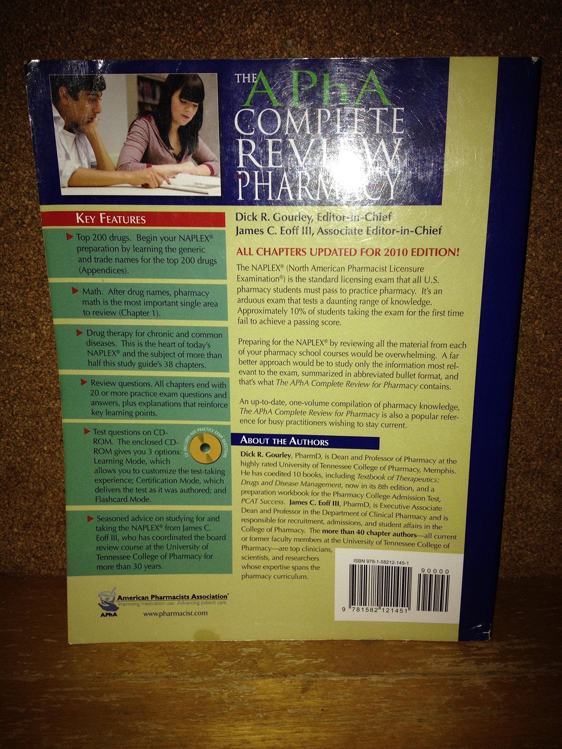 The Apha Complete Review for Pharmacy (Gourley, APha Complete Review for Pharmacy),Used