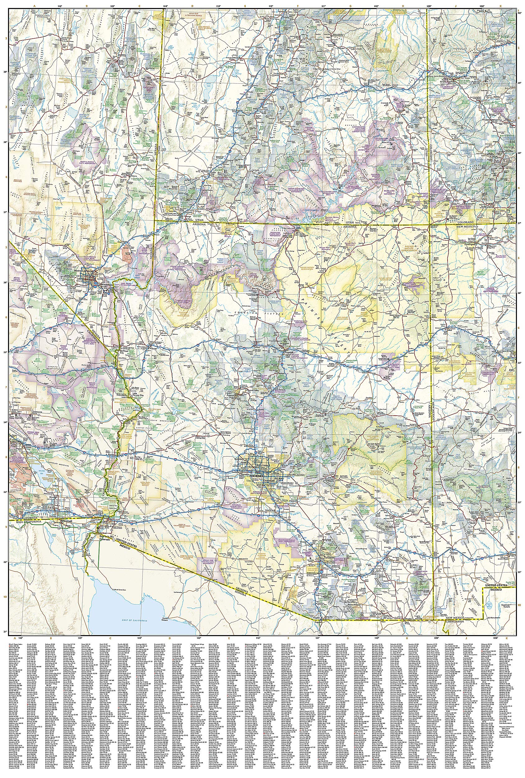 United States, Southwest Map (National Geographic Adventure Map, 3121),New