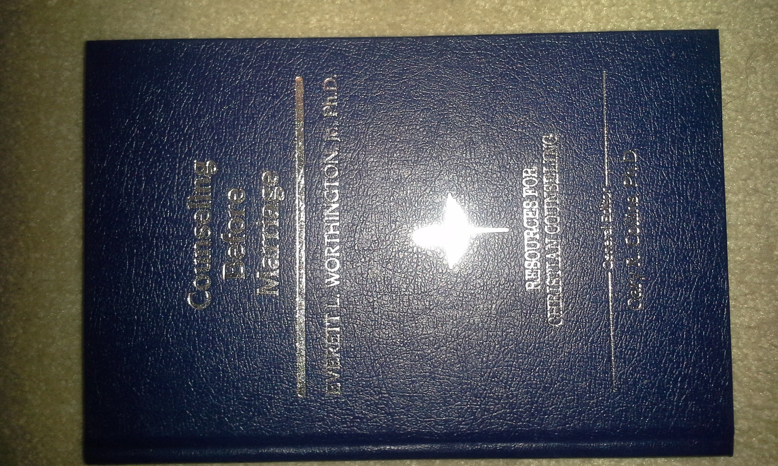 Counseling Before Marriage (RESOURCES FOR CHRISTIAN COUNSELING),Used