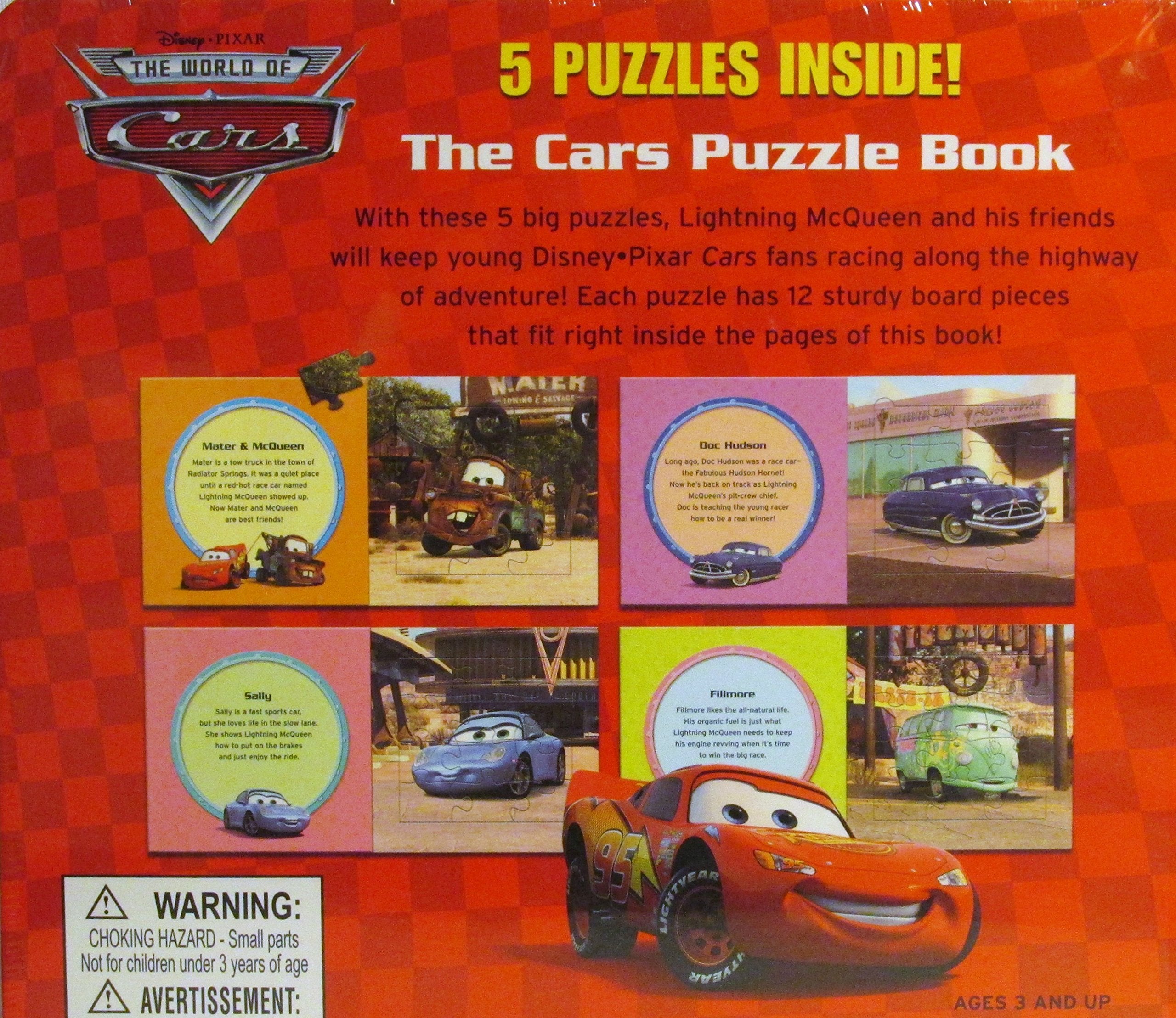 CARS PUZZLE BOOK,Used