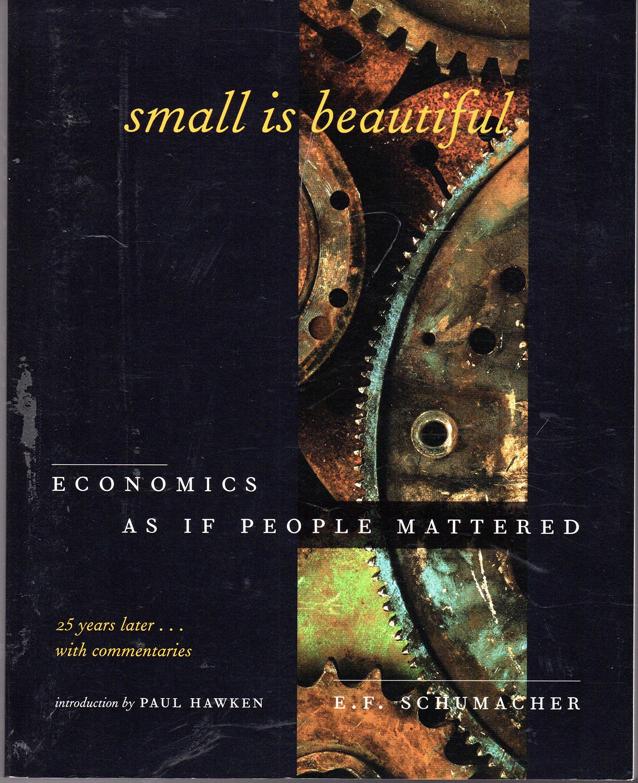 Small Is Beautiful, 25th Anniversary Edition: Economics As If People Mattered: 25 Years Later . . . With Commentaries,Used