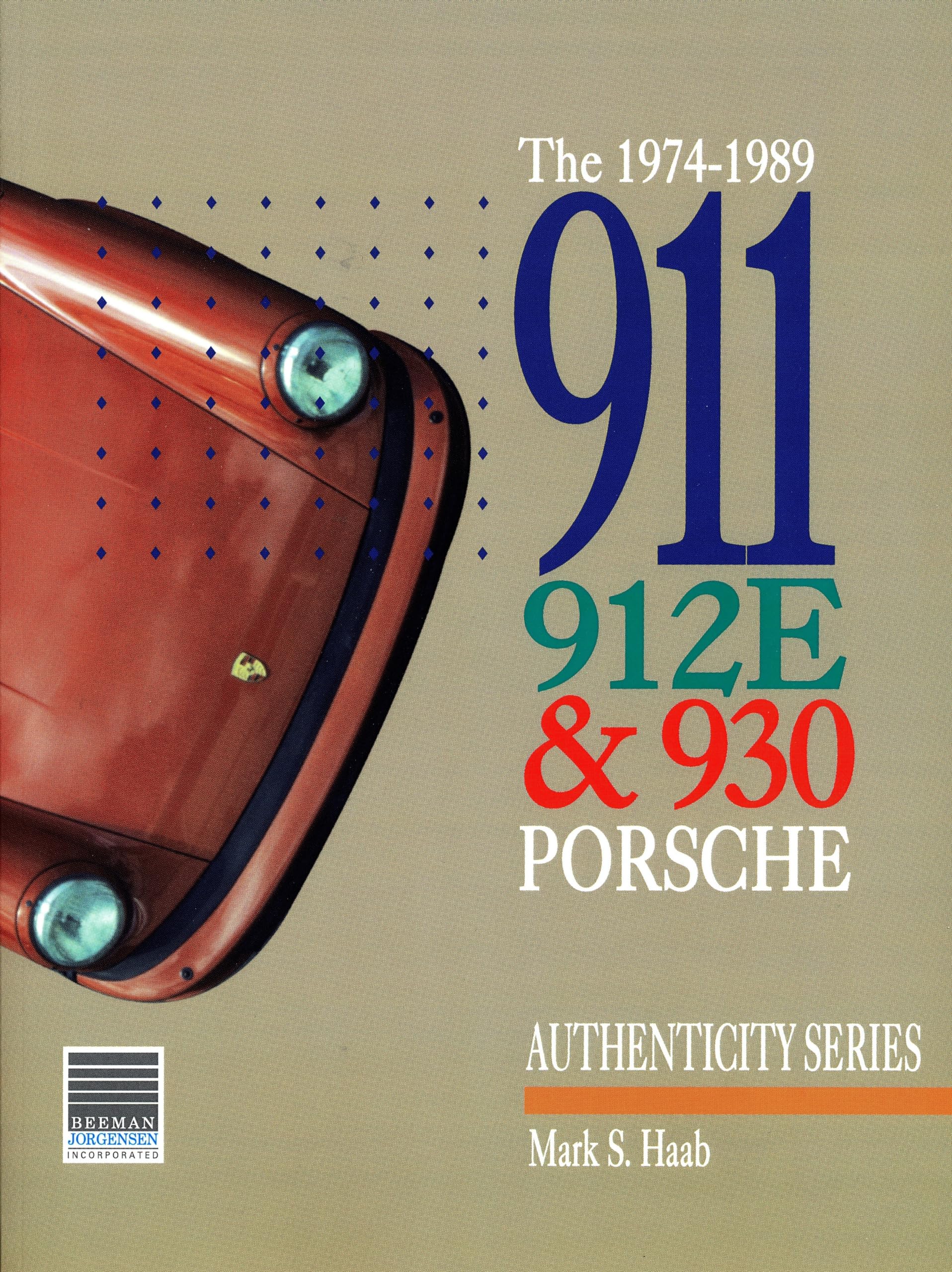 19741989 911, 912E And 930 Porsche (Authenticity),New