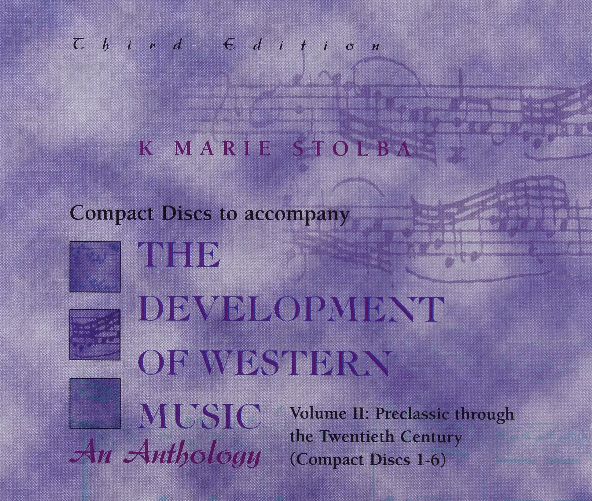 Compact Disc; Vol Ii For Use With The Development Of Western Music,New