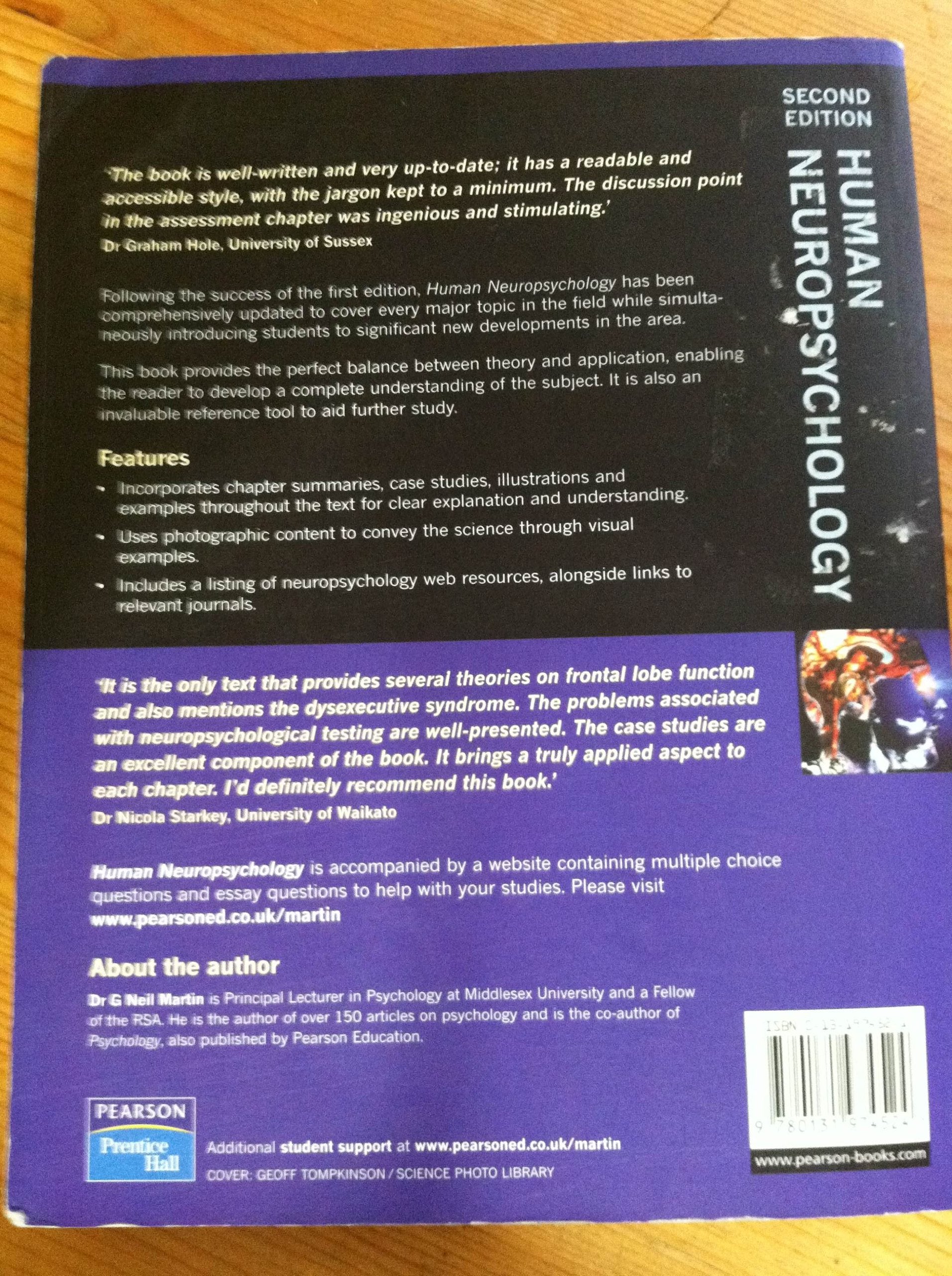 Human Neuropsychology (2nd Edition),Used