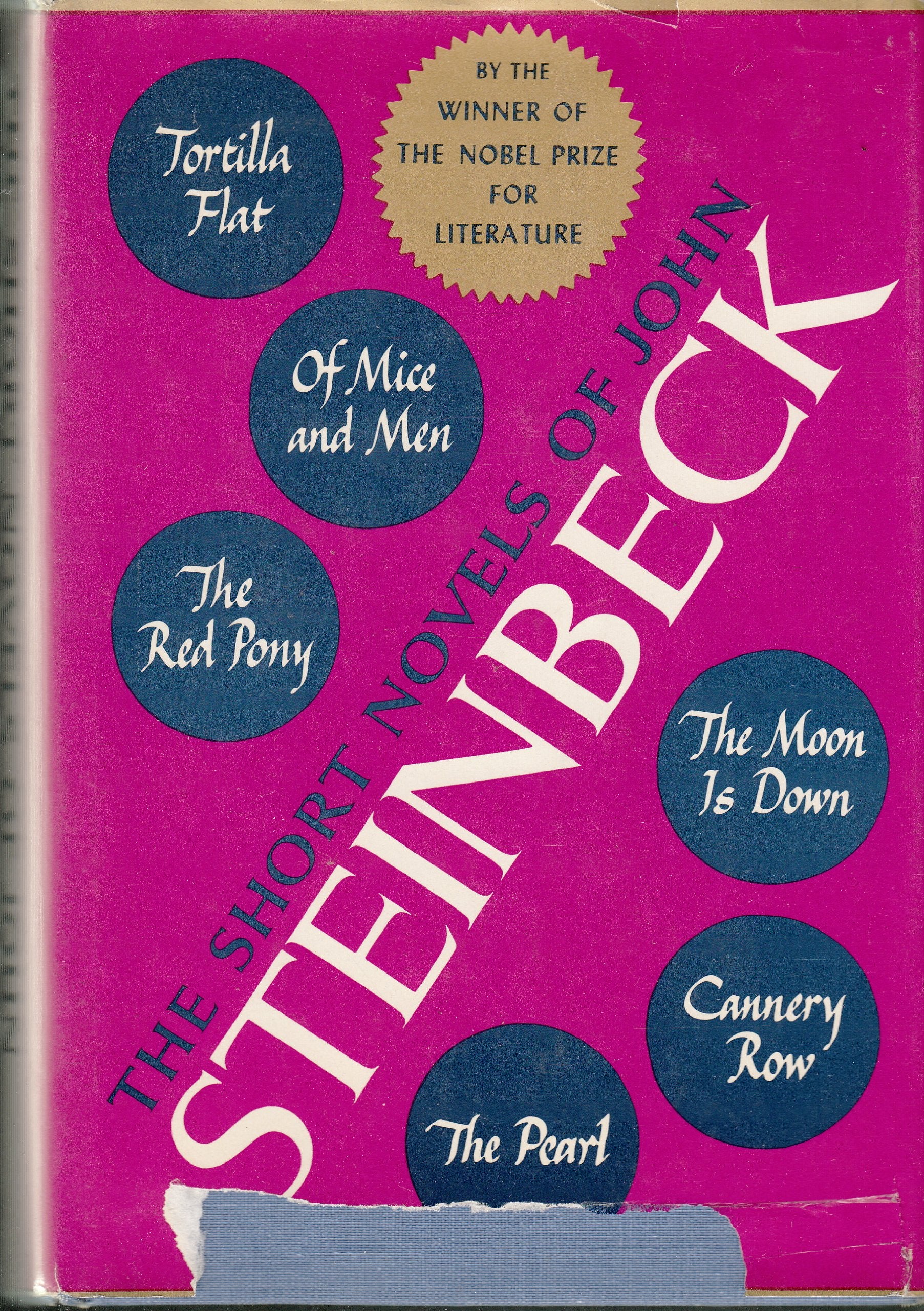 Steinbeck, The Short Novels of John,Used