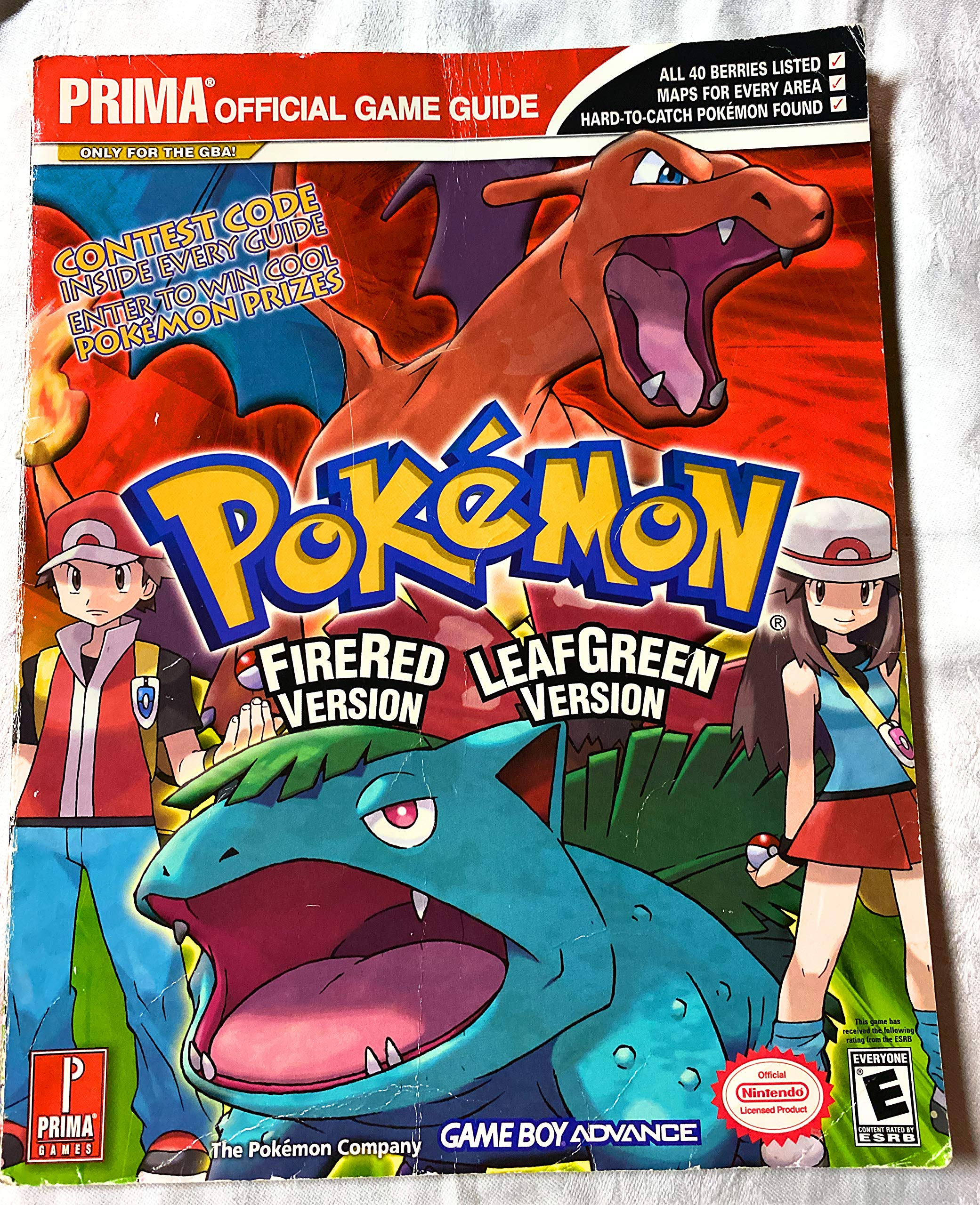 Pokemon Leafgreen Version And Firered Version: Prima Official Game Guide,Used