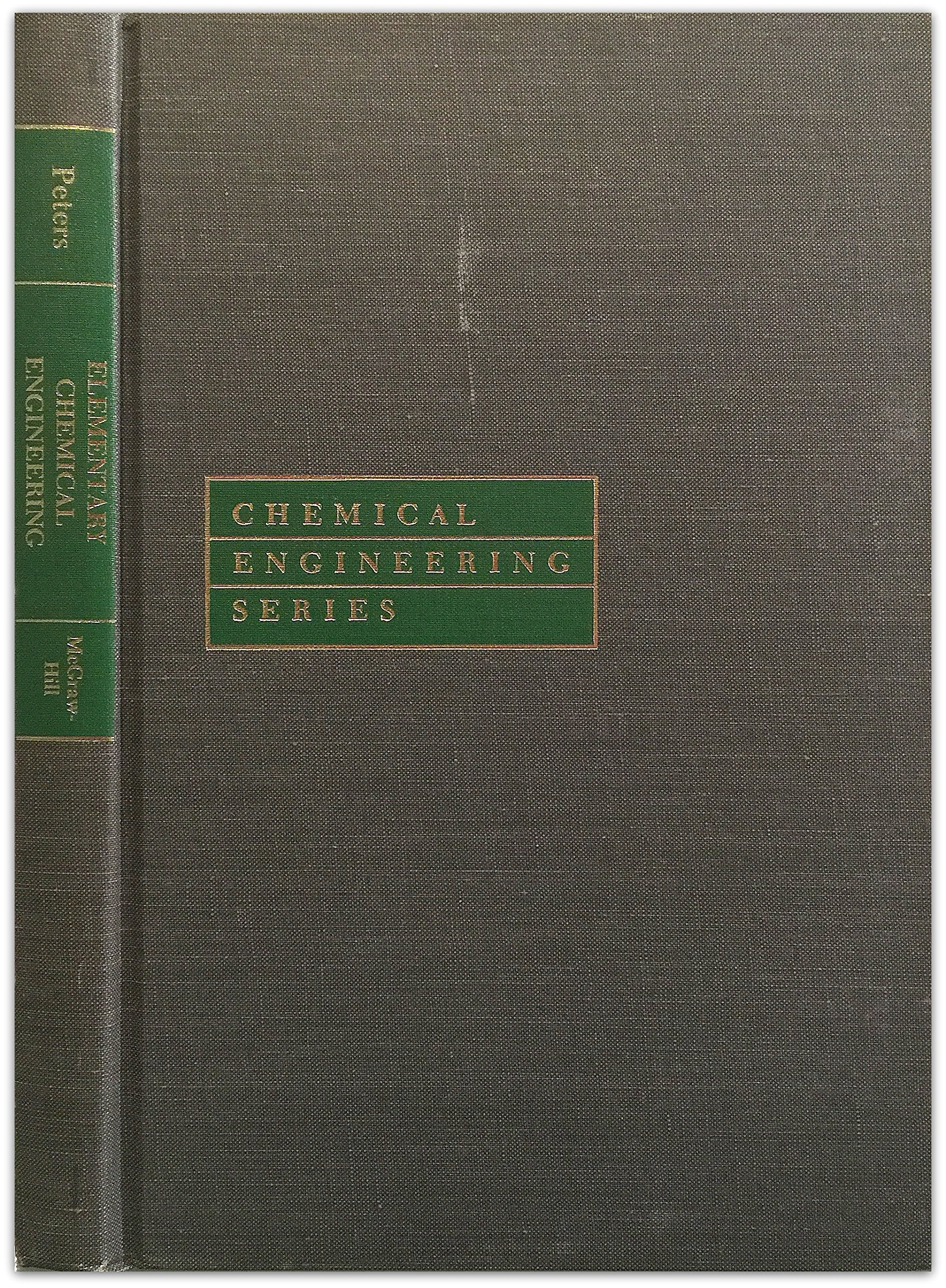 Elementary Chemical Engineering (Mcgraw Hill Chemical Engineering Series),Used