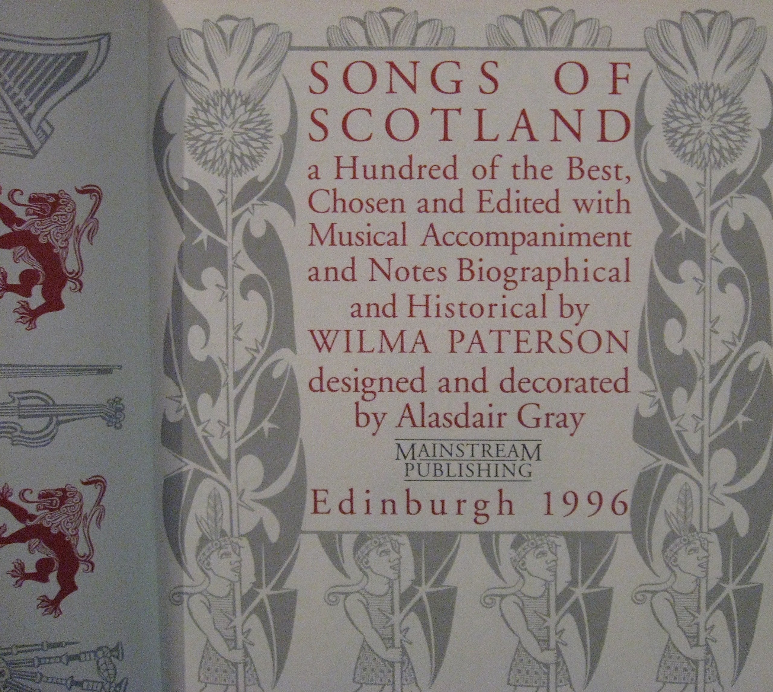 Songs of Scotland,Used
