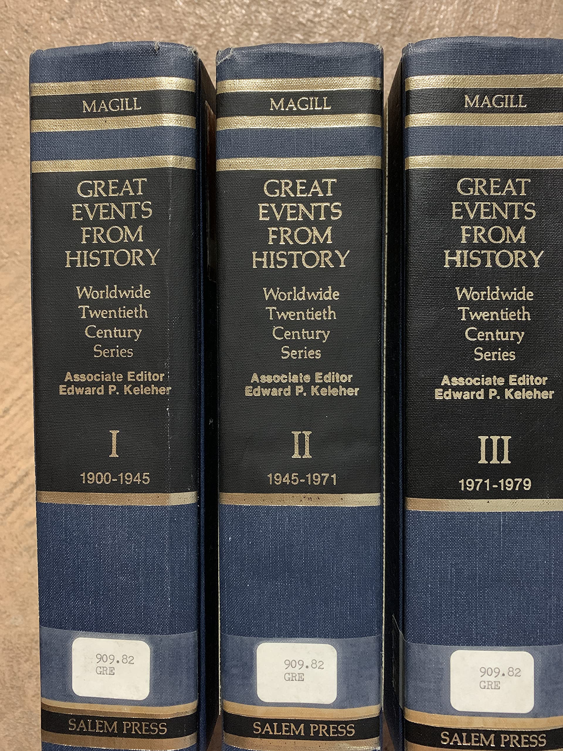 Great Events From Historyworldwide Twentieth Century Series,Used