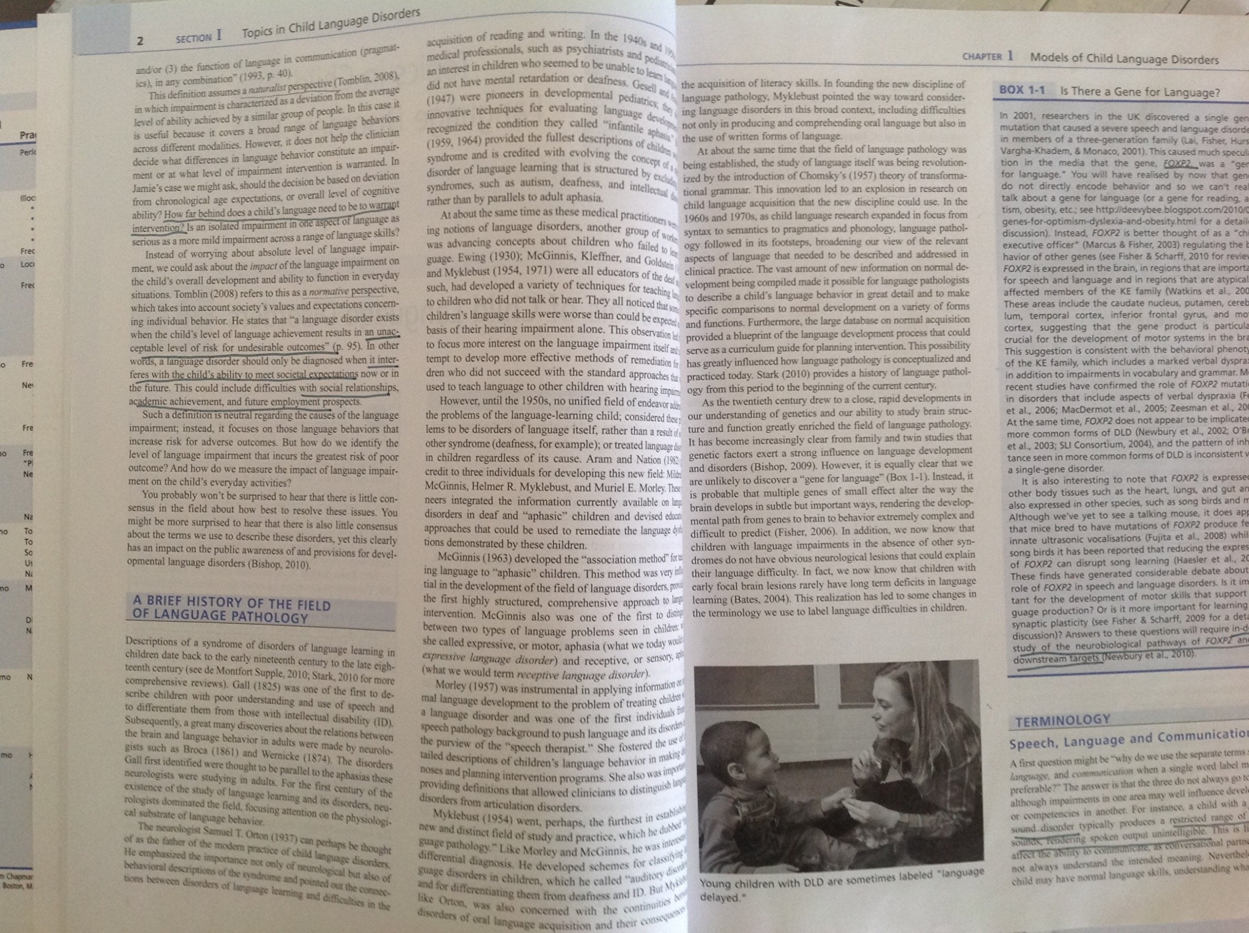 Language Disorders from Infancy through Adolescence: Listening, Speaking, Reading, Writing, and Communicating,Used