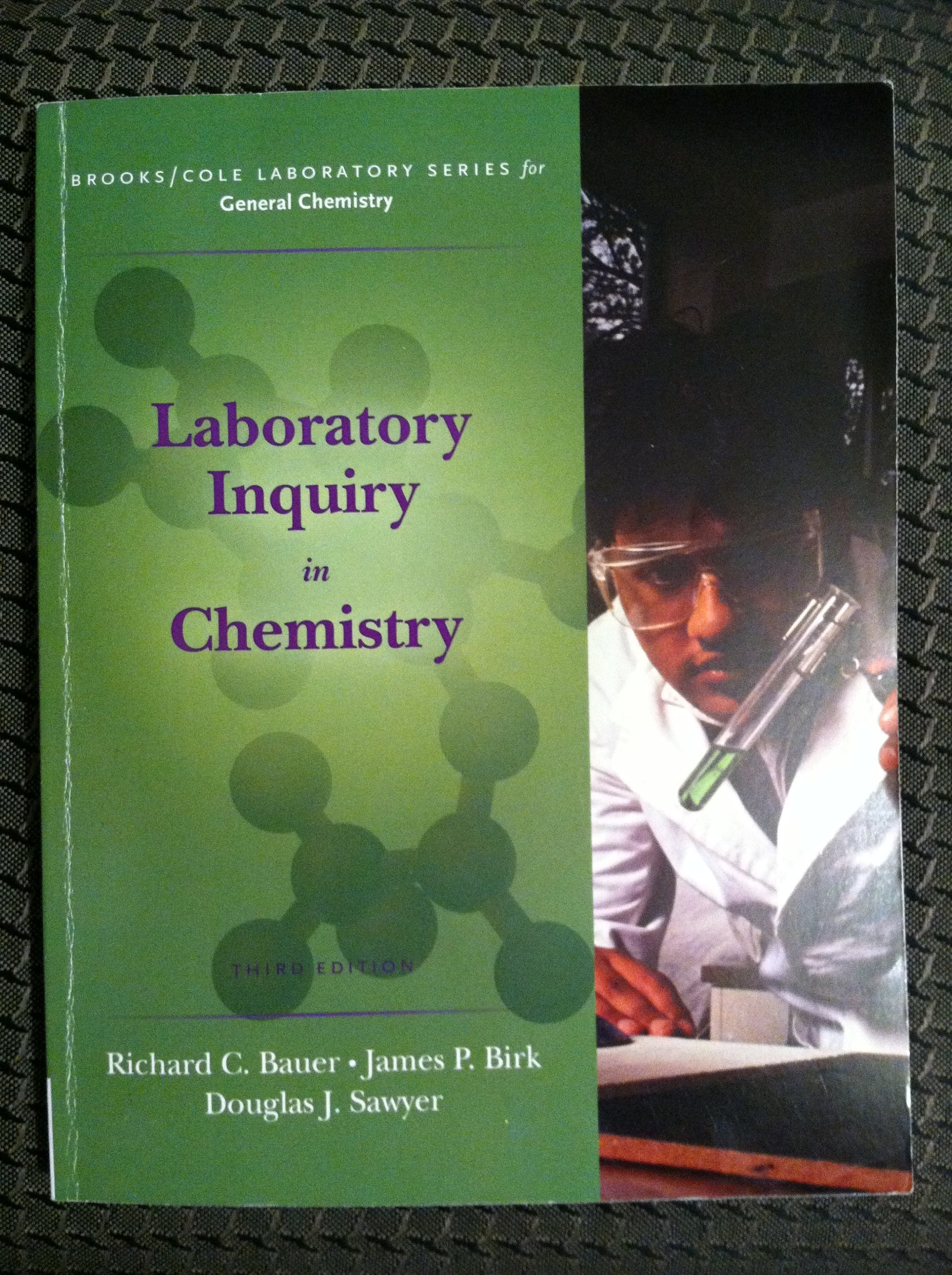 Laboratory Inquiry In Chemistry (Brooks / Cole Laboratory Series For General Chemistry),New