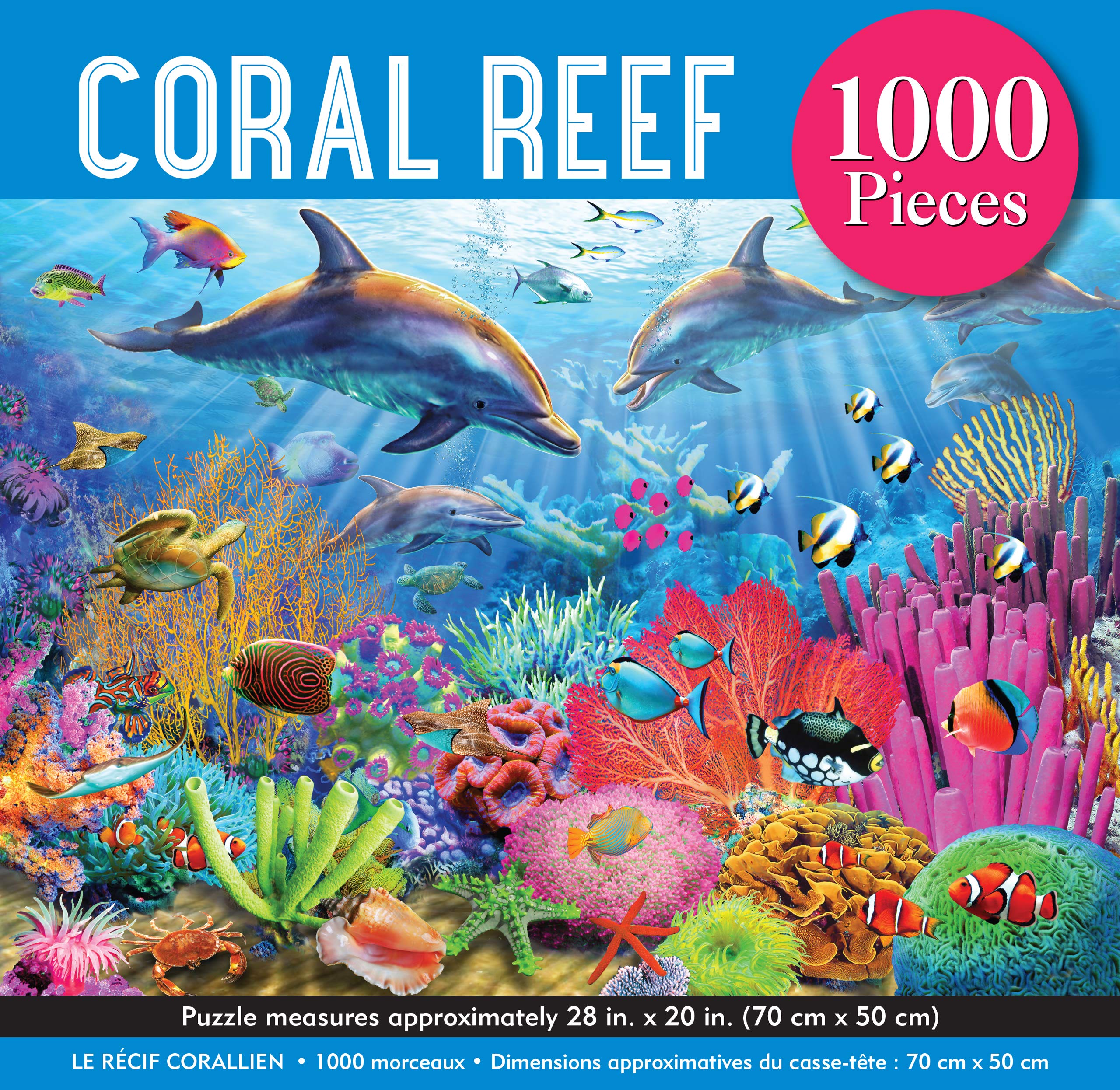 PETER PAUPER PRESS Coral Reef Jigsaw Puzzle: 1000 Pieces,New