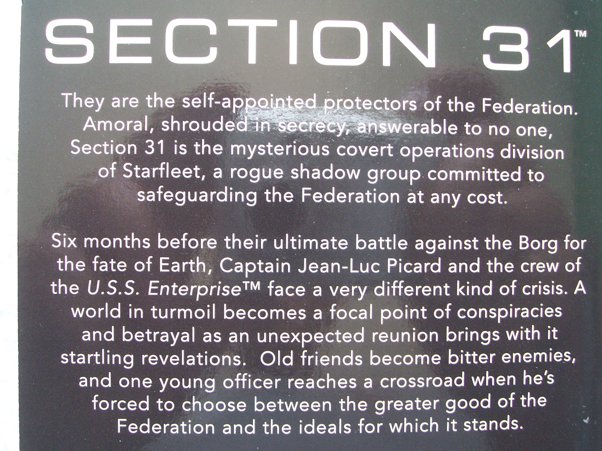 Section 31: Rogue (Star Trek The Next Generation),Used