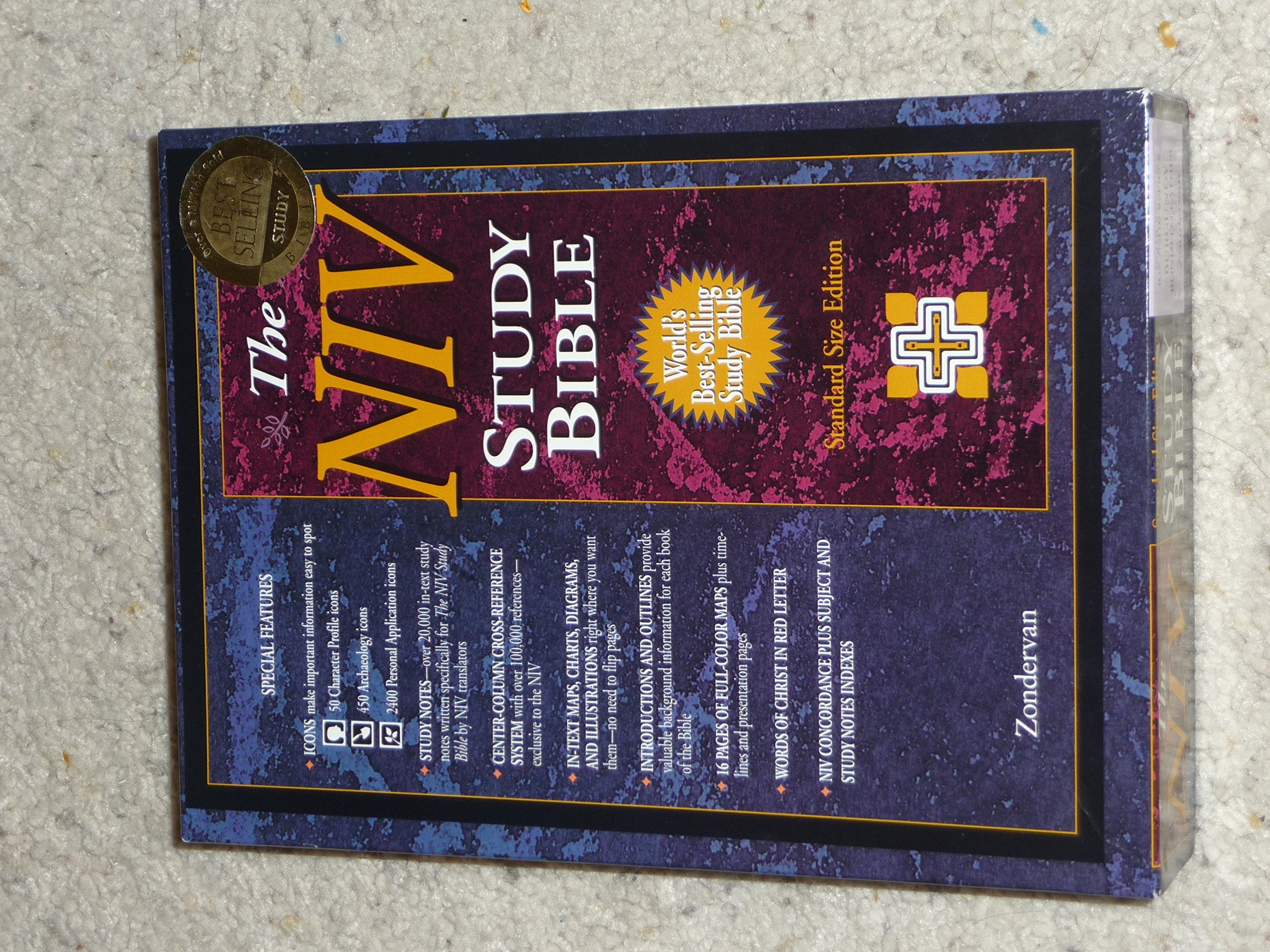 The NIV Study Bible: New International Version,Used