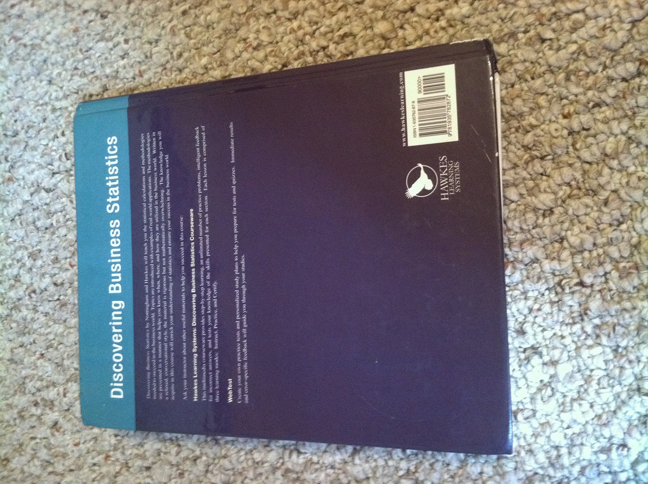 Discovering Business Statistics Textbook,Used
