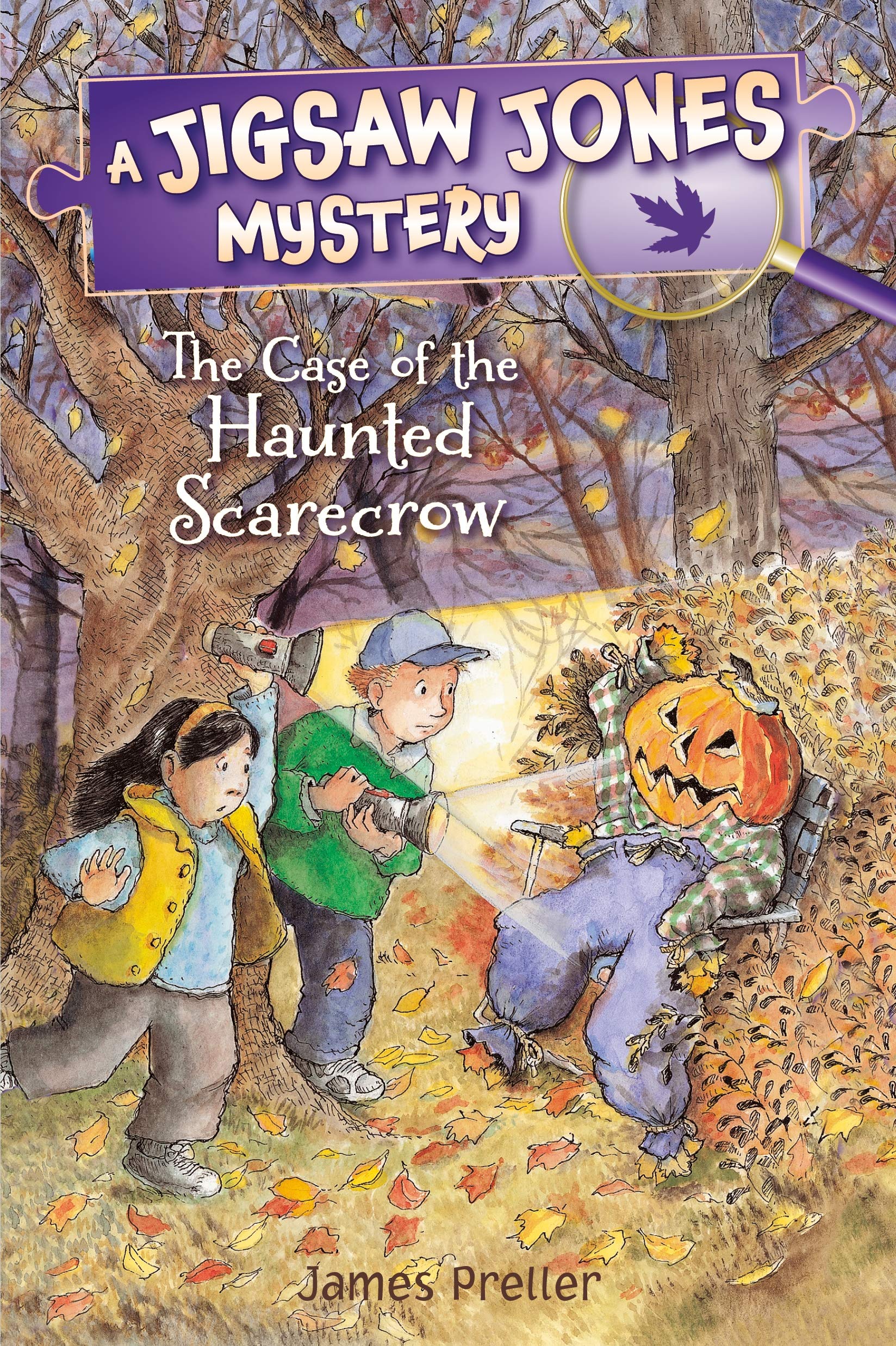Jigsaw Jones: The Case of the Haunted Scarecrow (Jigsaw Jones Mysteries),Used