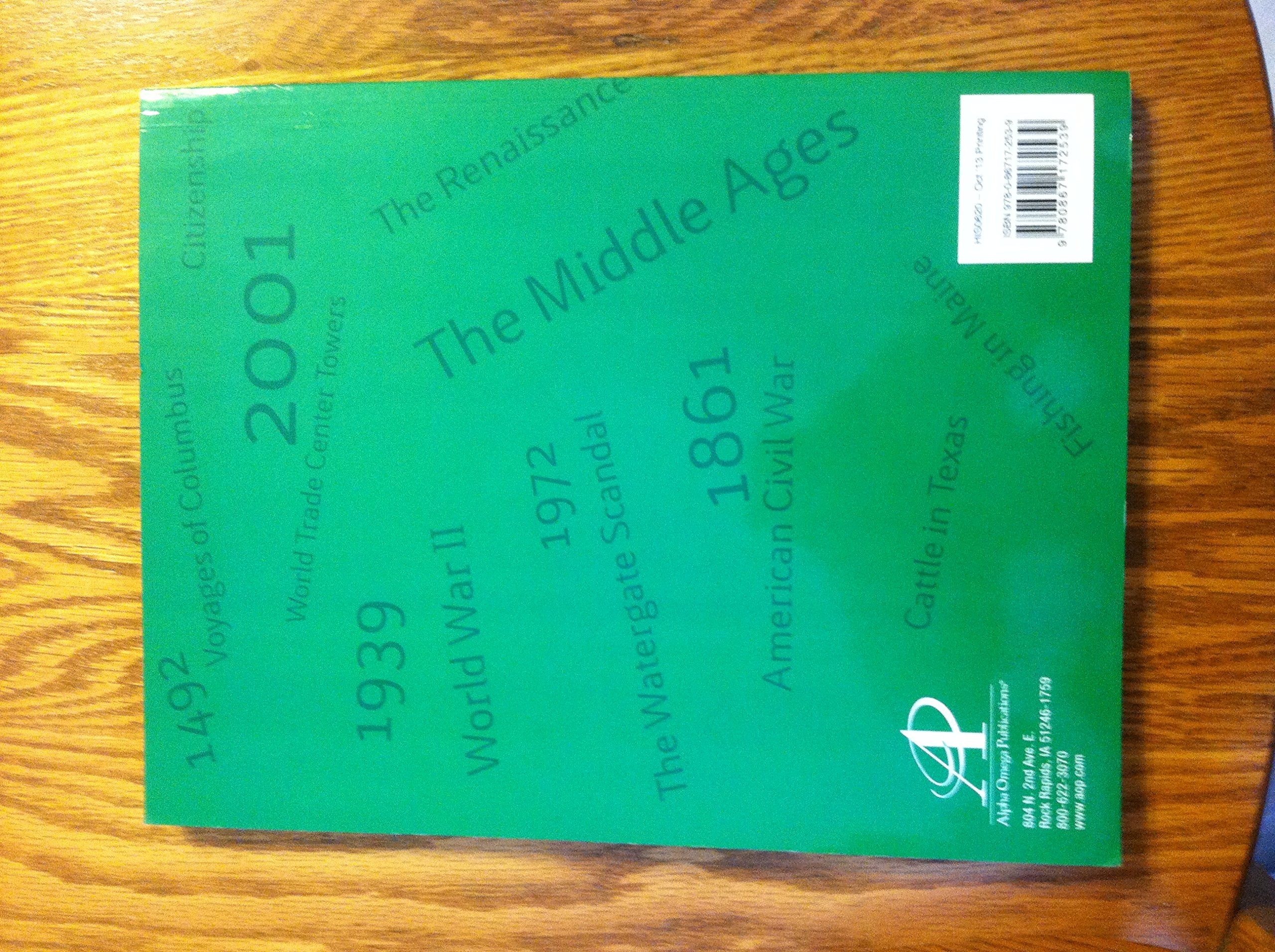 Lifepac History & Geography Grade 6,Used