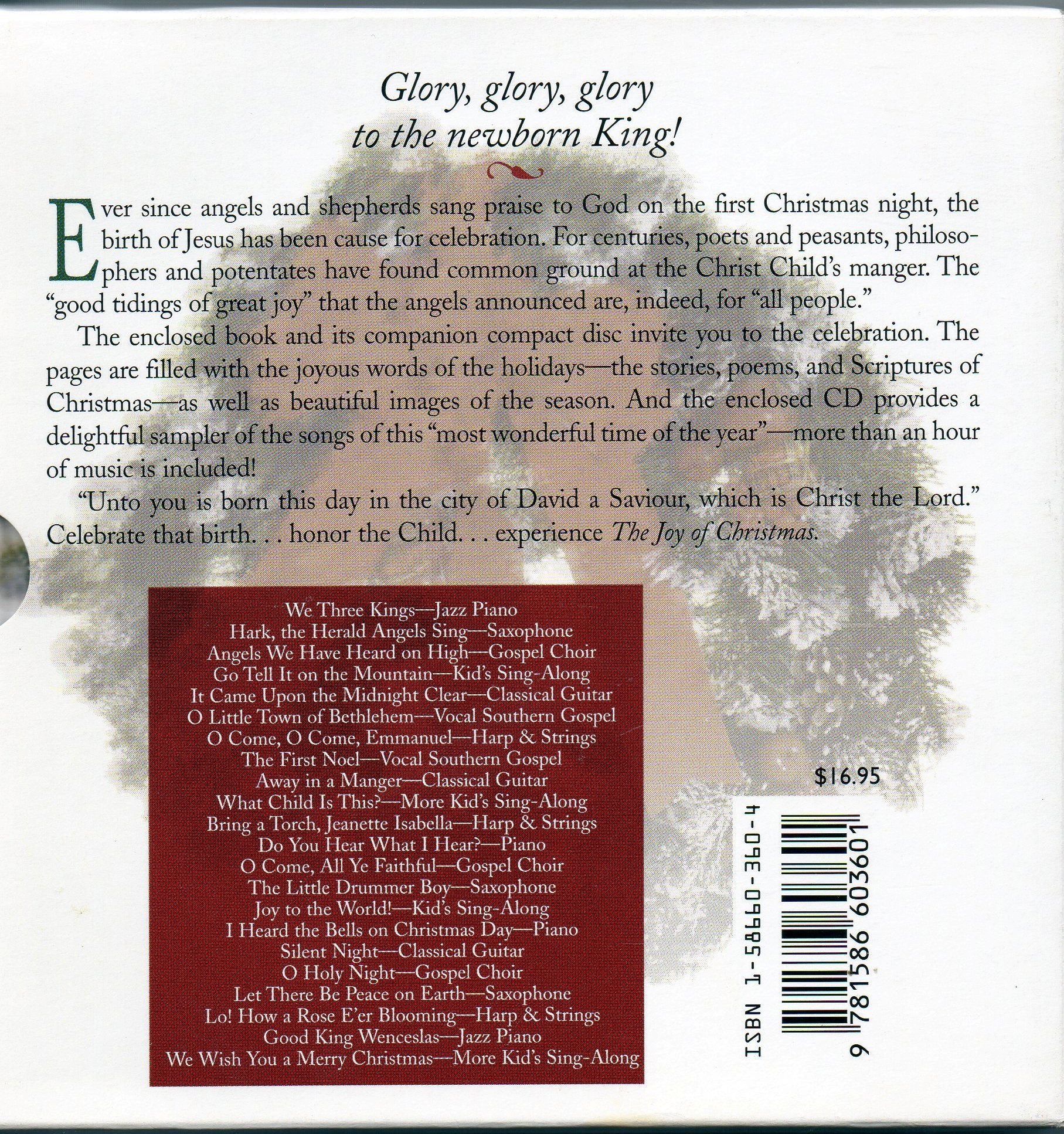 The Joy of Christmas: A Potpourri of Holiday Stories, Poems, and Prayers,Used