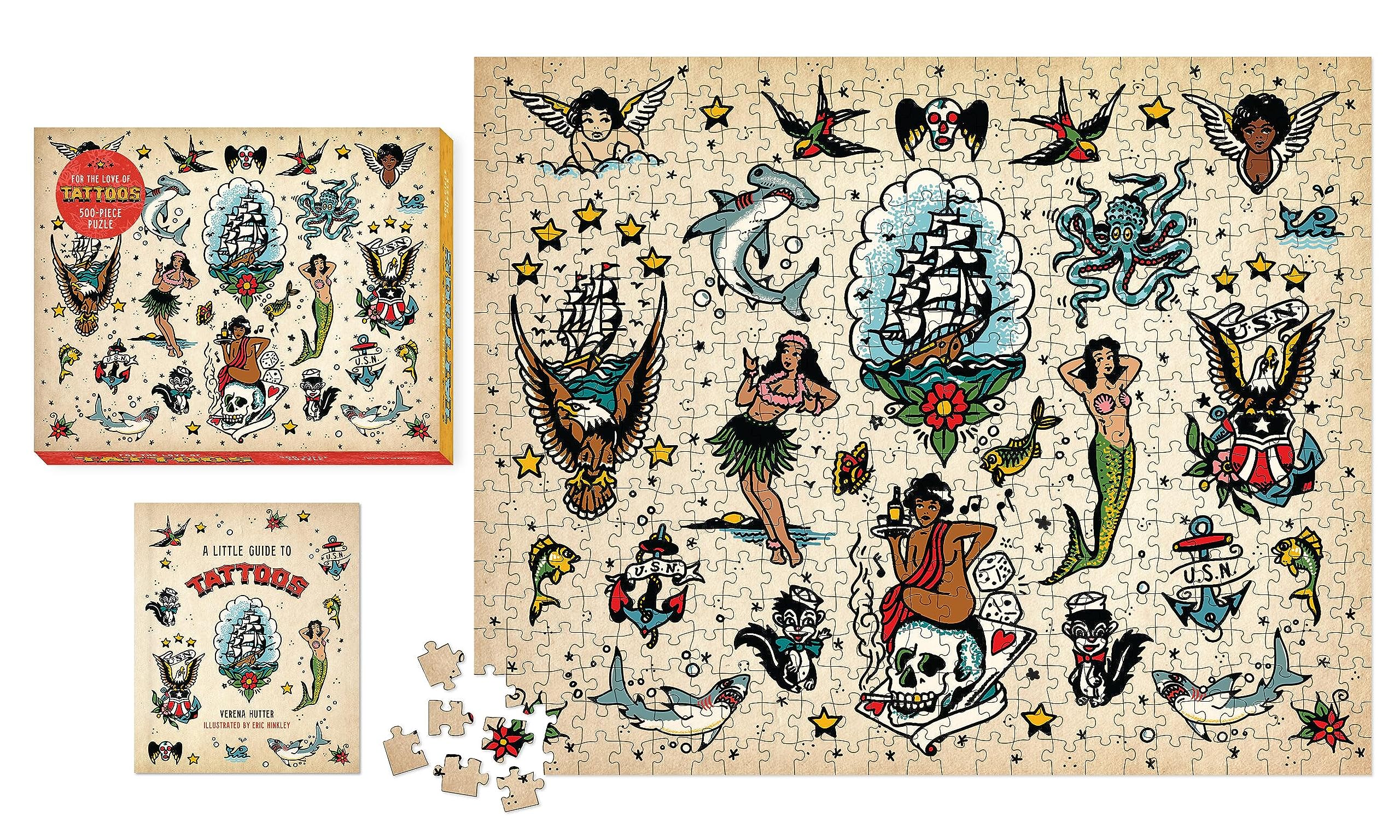 For The Love Of Tattoos 500Piece Puzzle,New