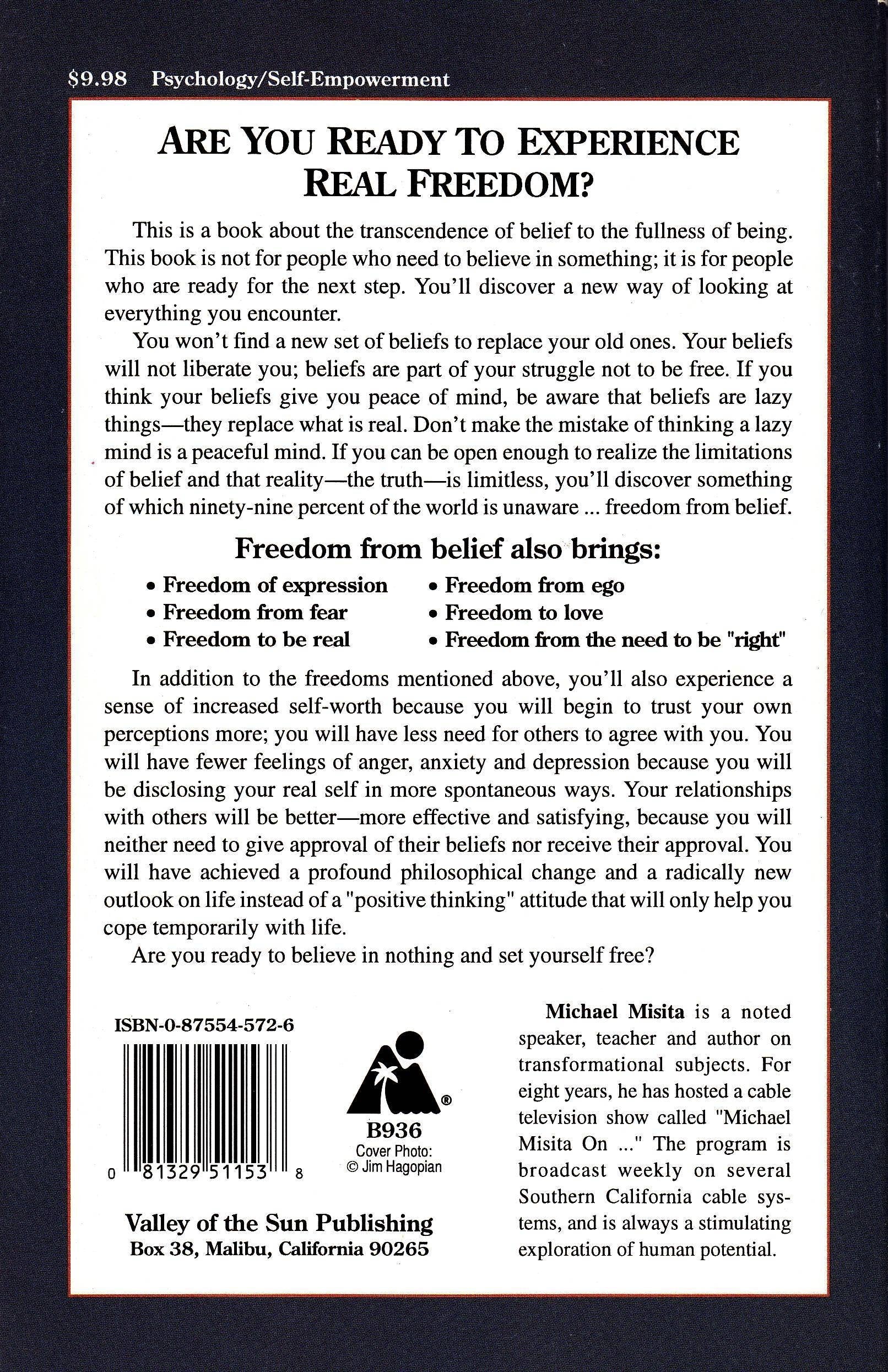 How to Believe in Nothing & Set Yourself Free,Used