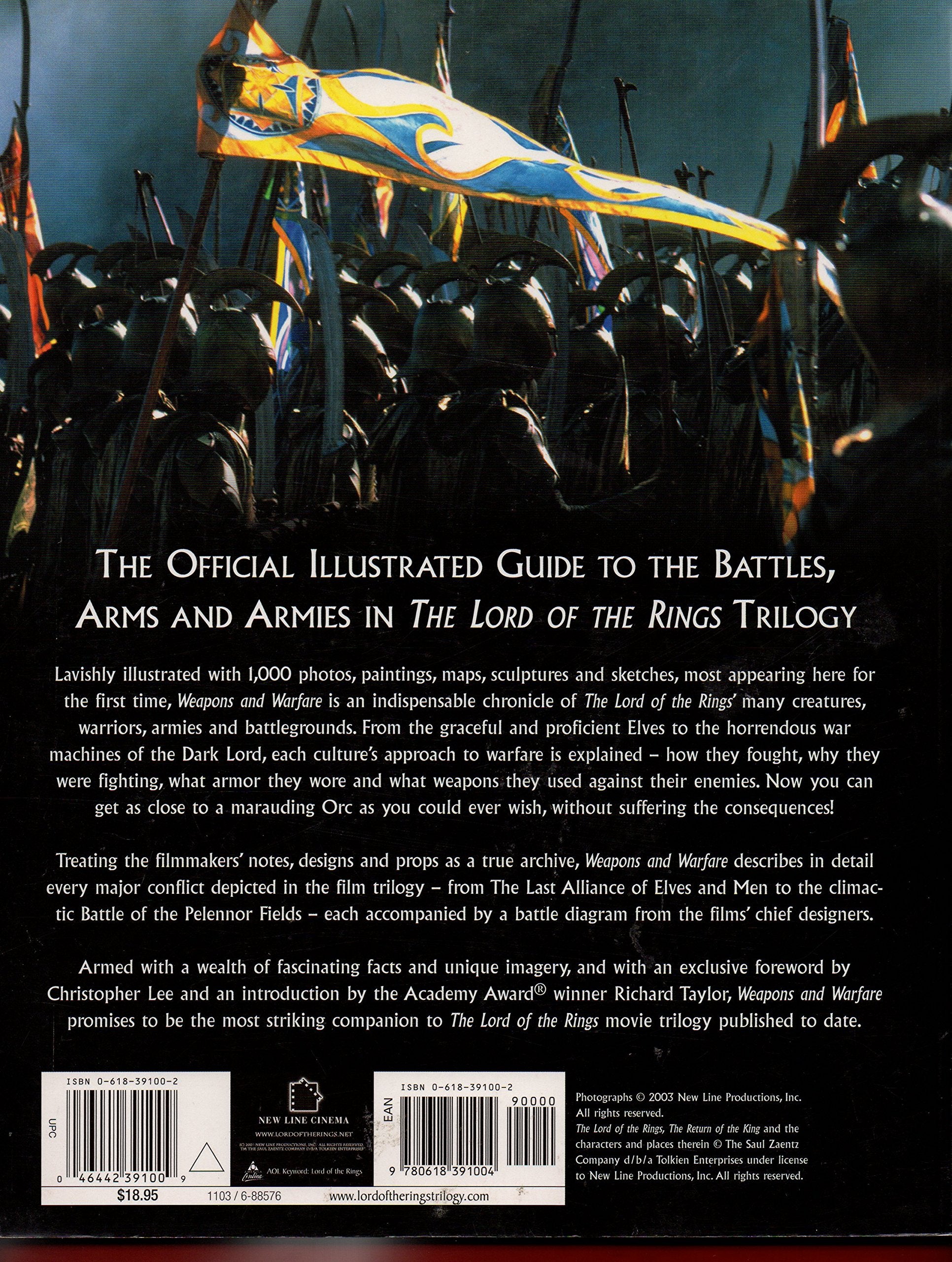 The Lord Of The Rings Weapons And Warfare,Used