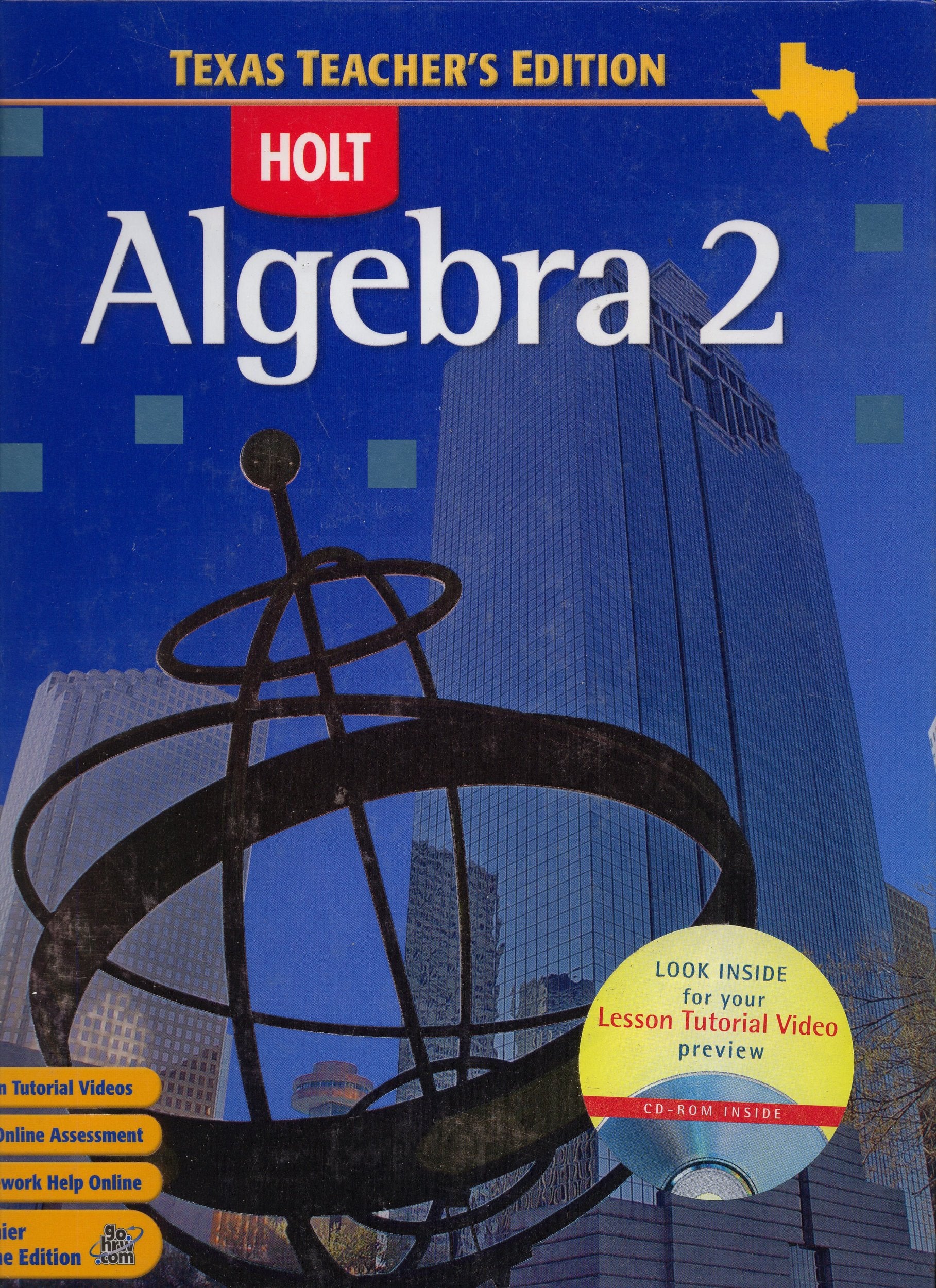 Algebra 2 Texas Teacher's Edition,Used