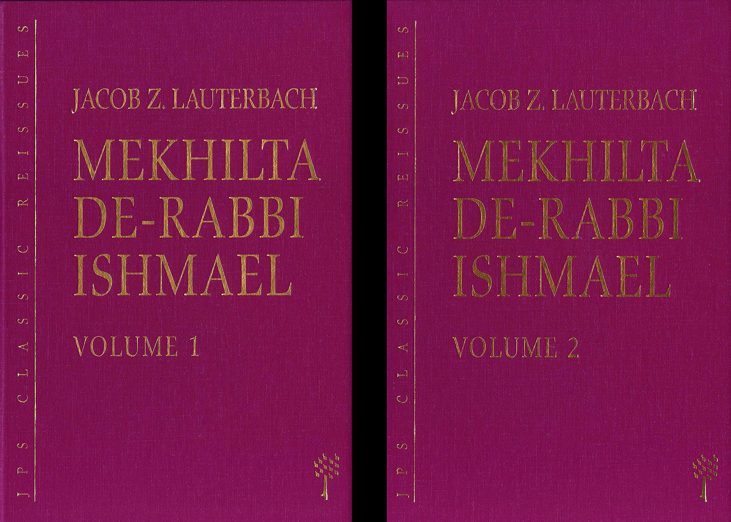 Mekhilta Derabbi Ishmael, 2 Volume Set,Used