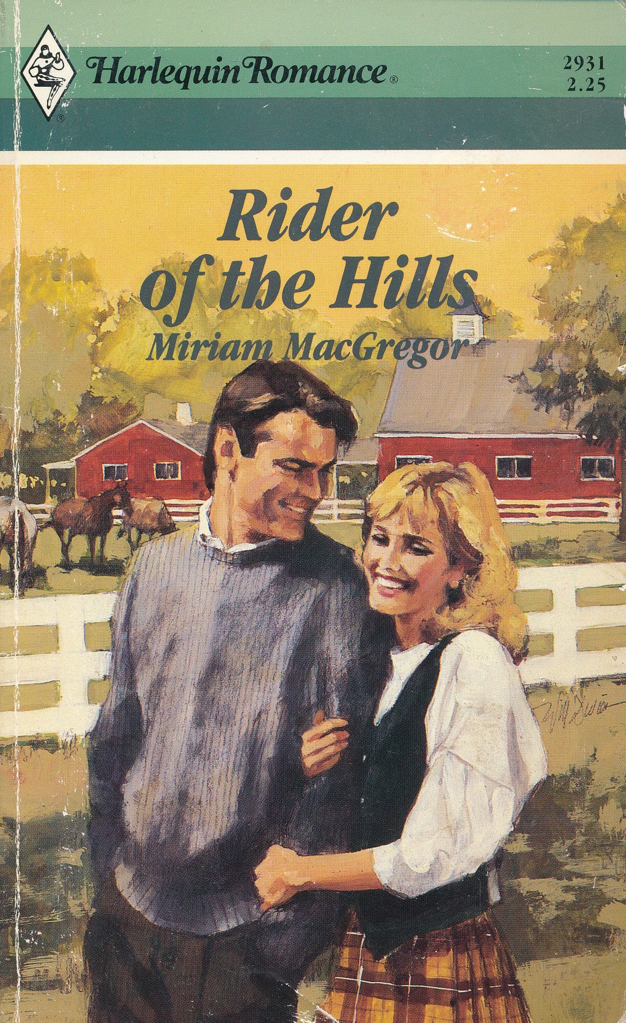 Rider Of The Hills (Harlequin Romance, No. 2931),Used